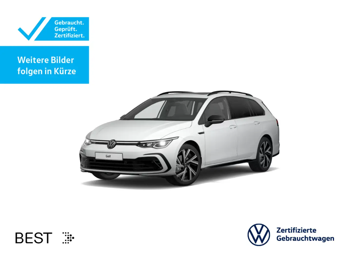 Volkswagen Golf Variant Golf VIII Variant 1.5 eTSI DSG R-LINE*LED*BLACK- Weiß - 1