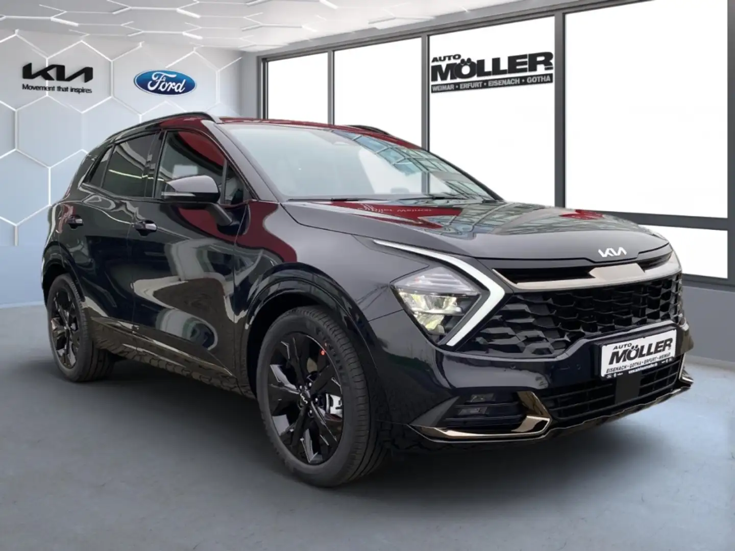 Kia Sportage Nightline 1.6T 48V DCT7 Kamera ACC Leder LED Nav Noir - 2