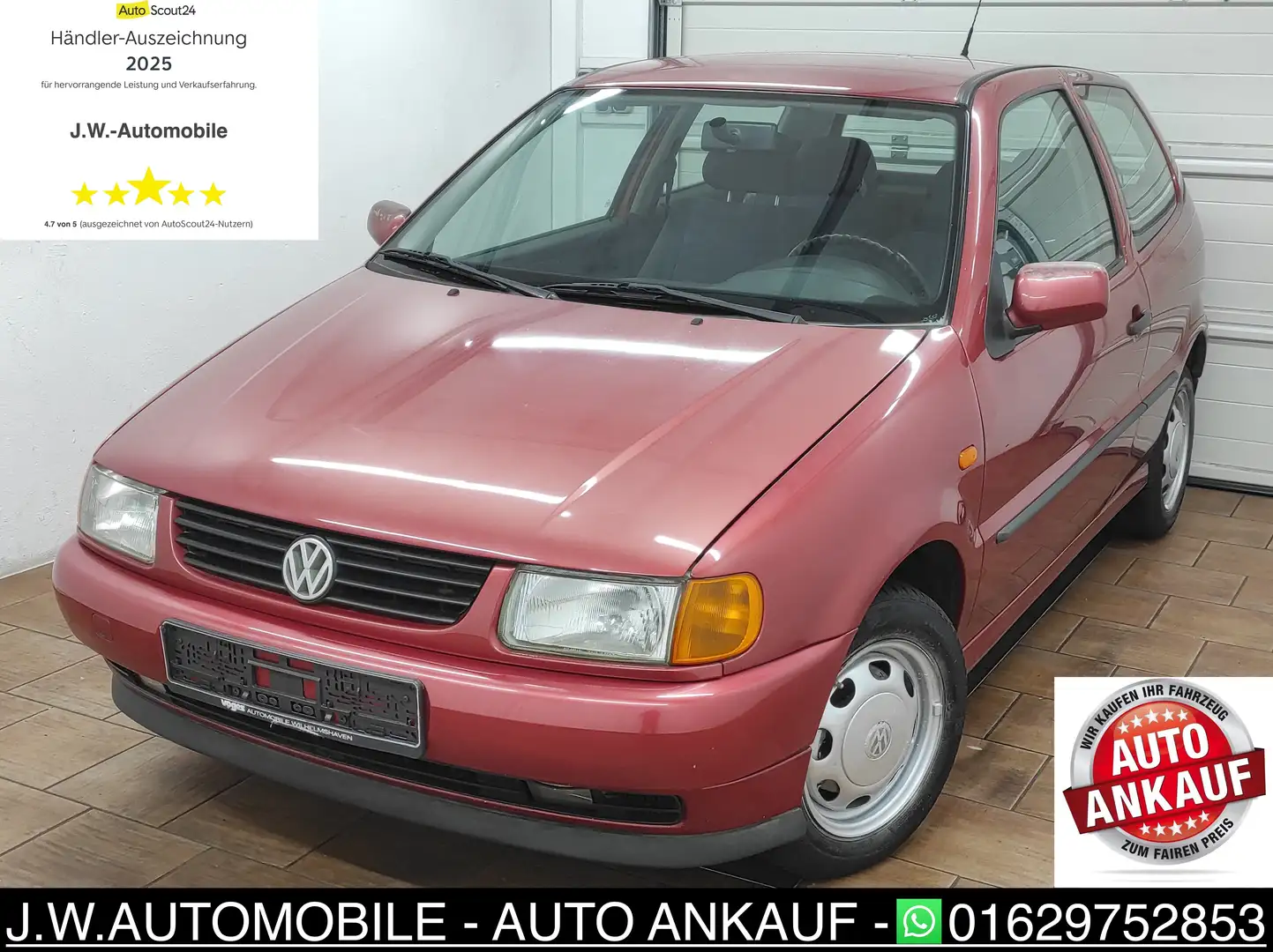 Volkswagen Polo 60 AUTOMATIK *NEU TÜV+ZAHNRIEMEN* ALLWETTER ABS Rouge - 1