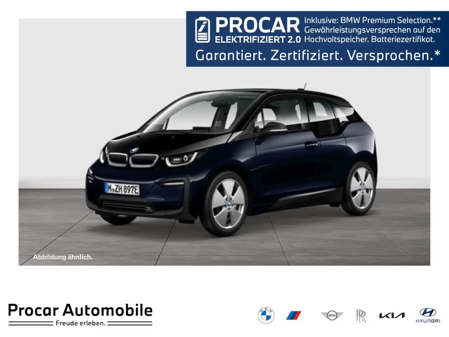 BMW i3 120 DAB WLAN RFK Navi Prof. Tempomat Shz PDC Blau - 1