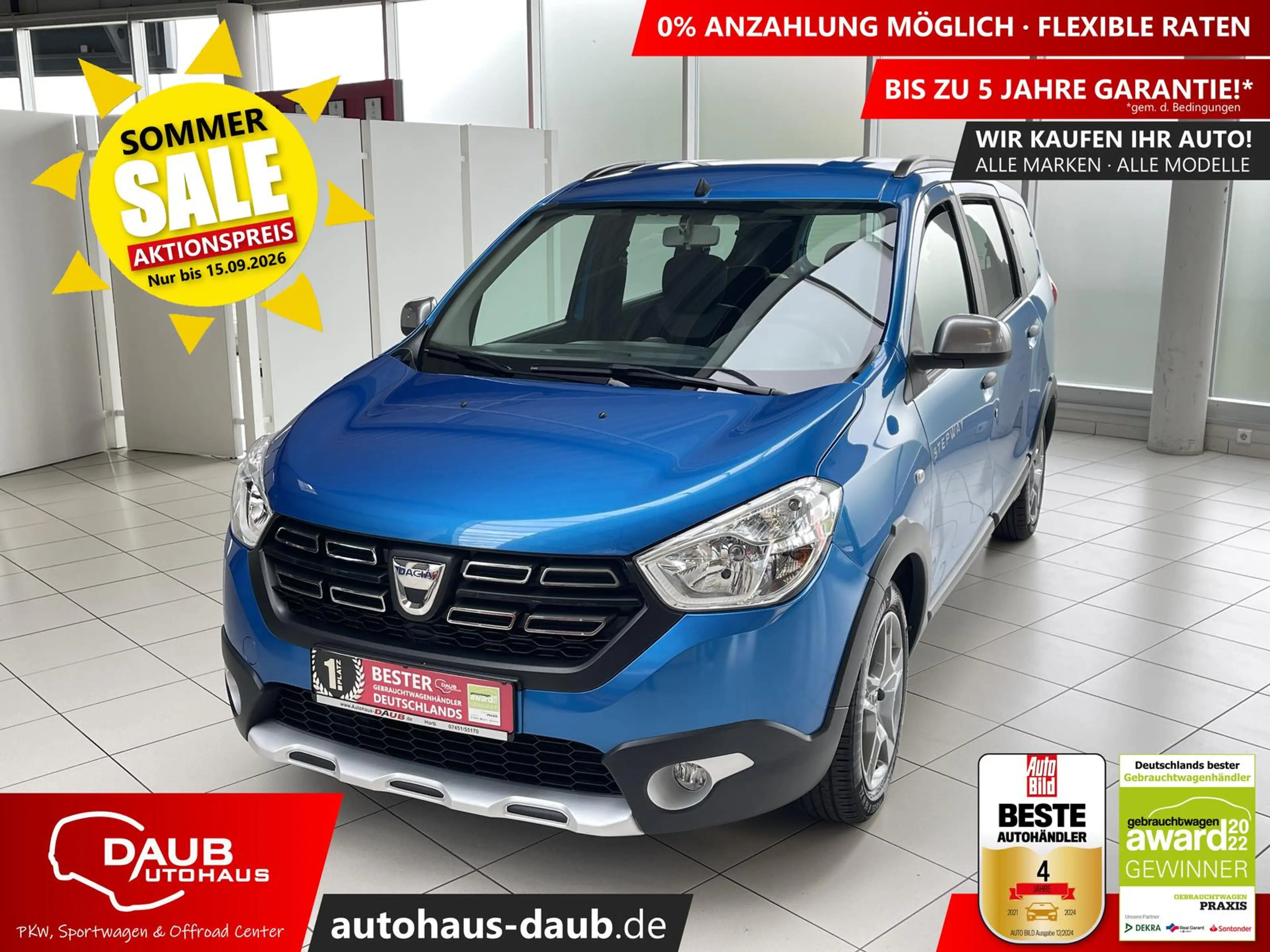 Dacia Lodgy Stepway 1.3 TCe+Touch+Kamera+Klima+7 Sitze