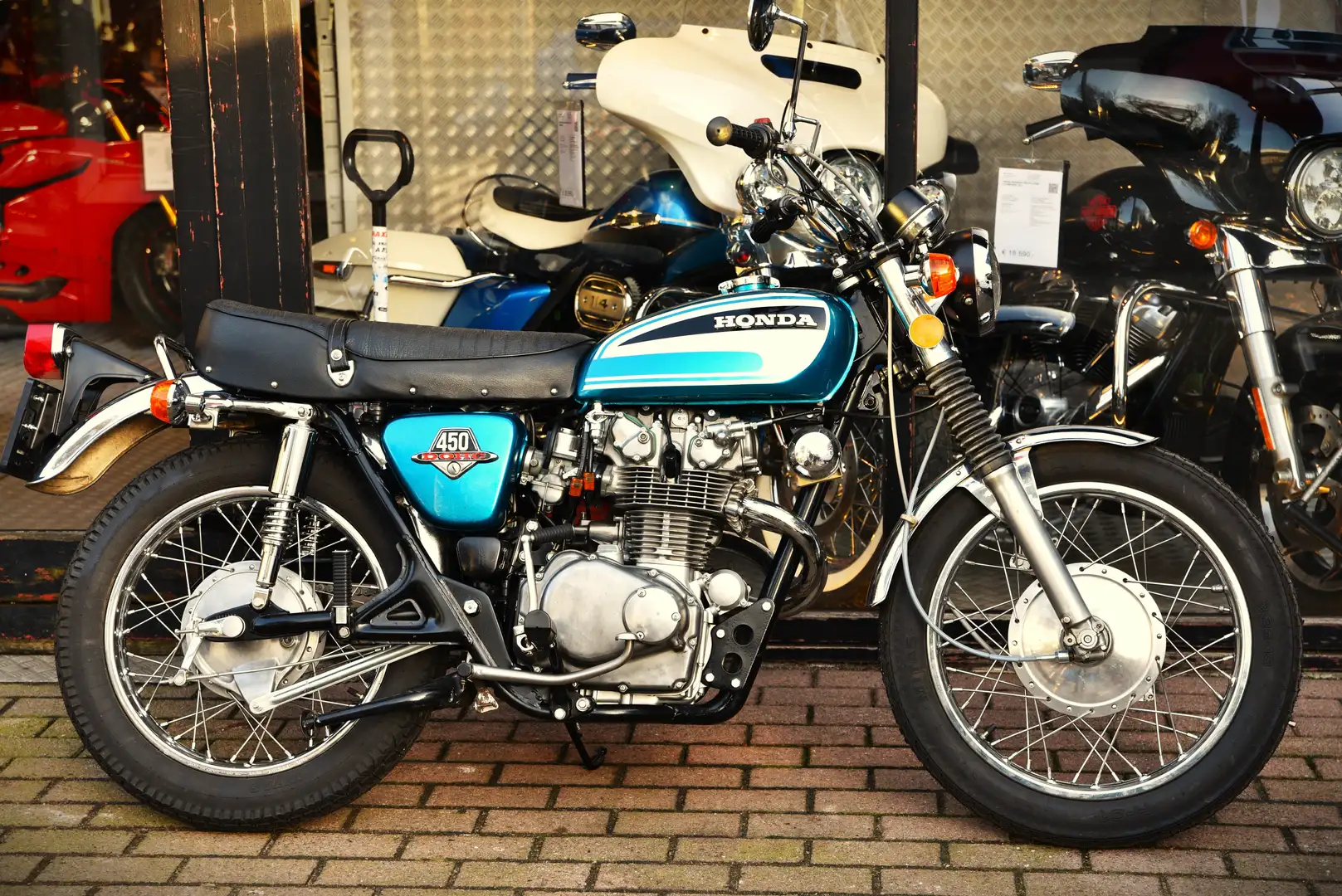 Honda CL 450 ***MOTO VERTE*** Bleu - 2