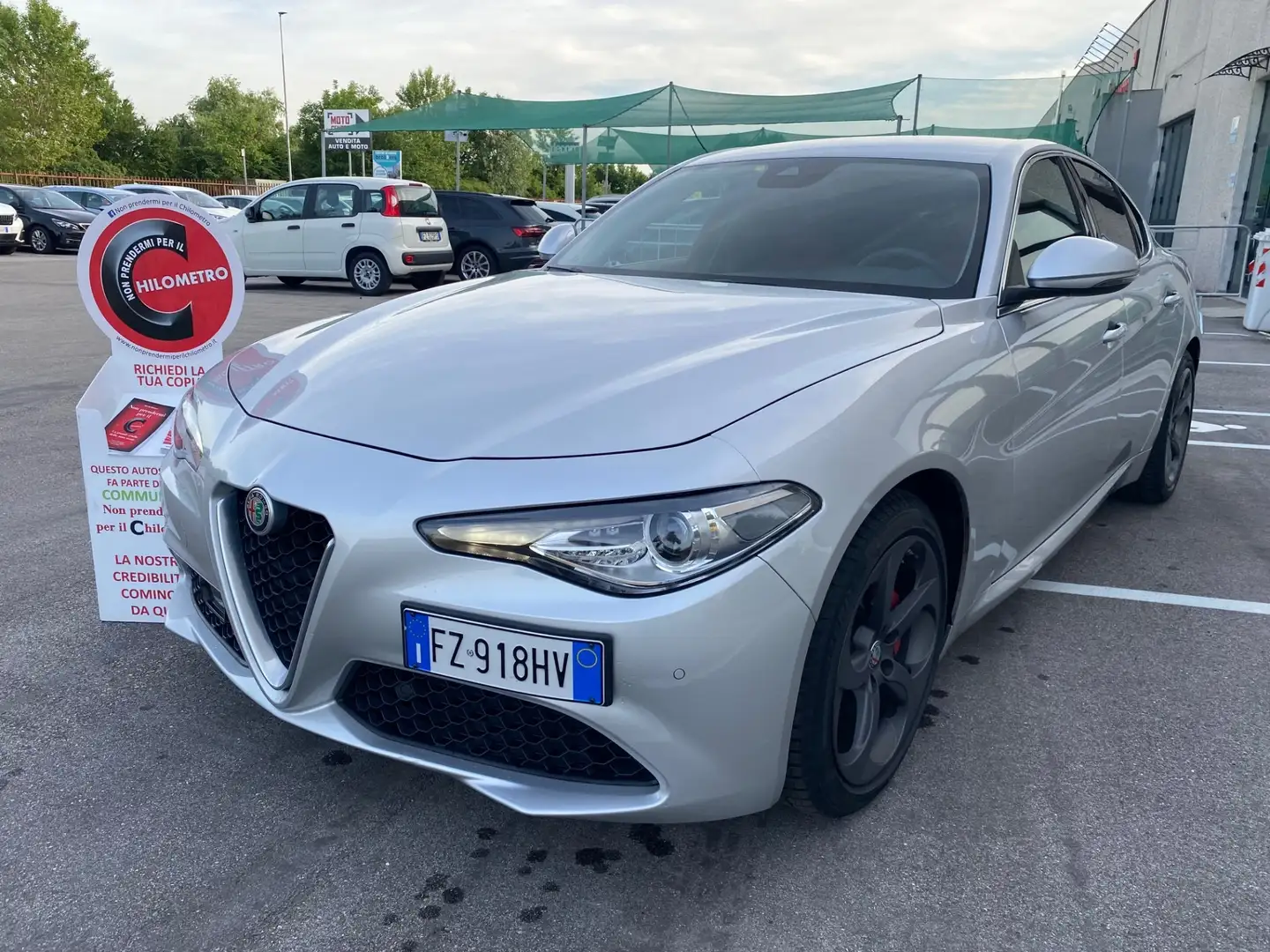 Alfa Romeo Giulia 2.2 Turbodiesel 190 CV AT8 Lusso Grigio - 1