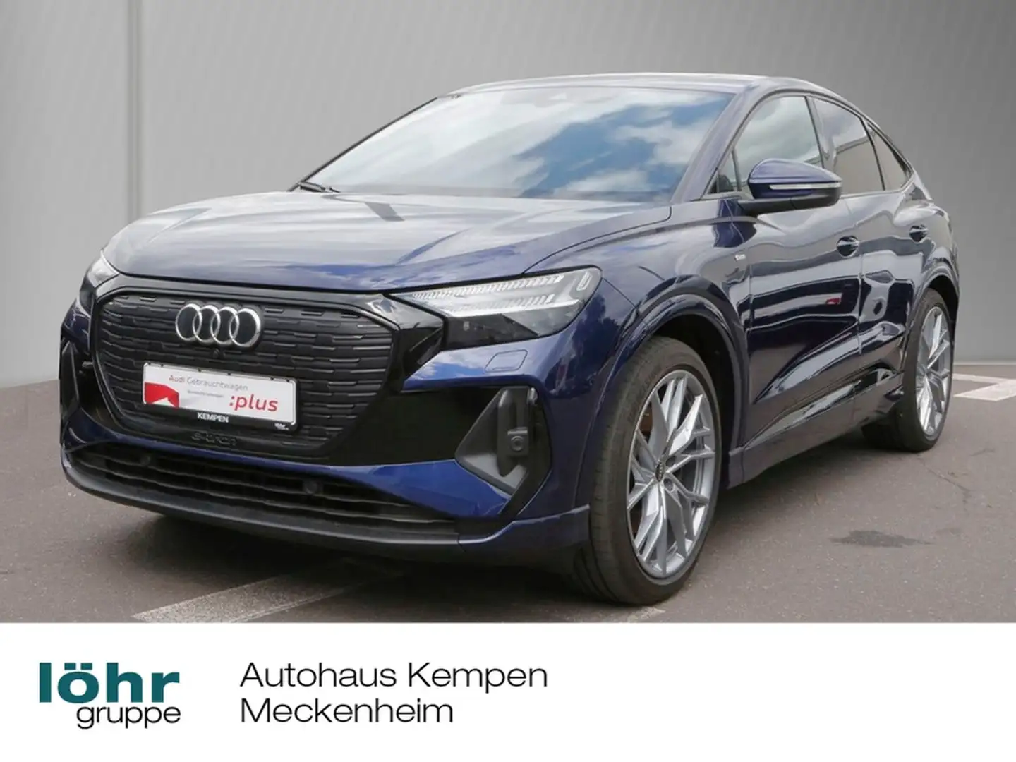 Audi Q4 e-tron Sportback 40 Matrix Panorama Assist Blau - 1