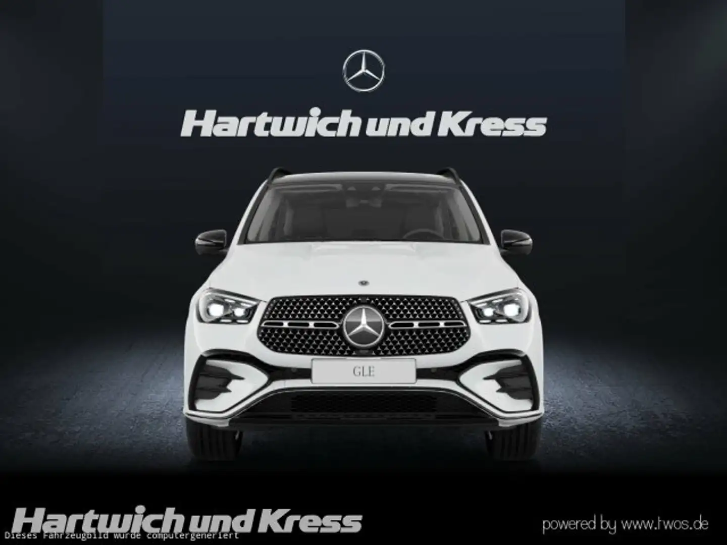 Mercedes-Benz GLE 300 GLE 300 d 4Matic AMG Line +AHK+Pano+HUD+Night+ShzF Bianco - 2