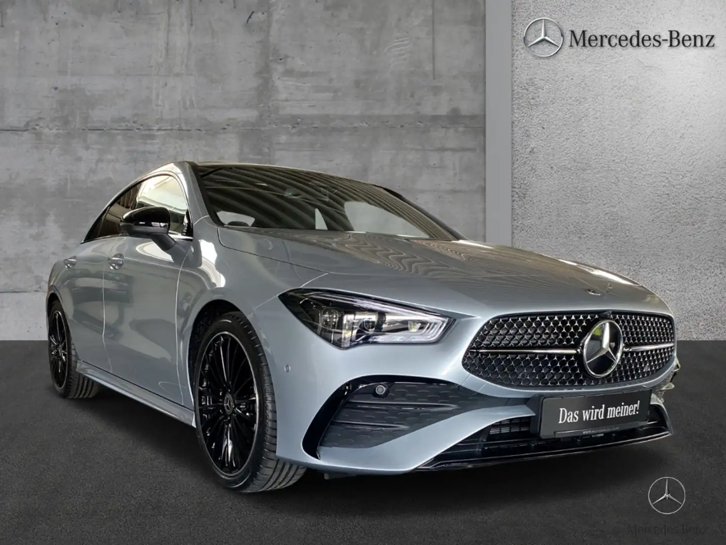 Mercedes-Benz CLA 200 7G-DCT+AMG+NIGHT-PANORAMA+AHK+KAM+ Срібний - 2