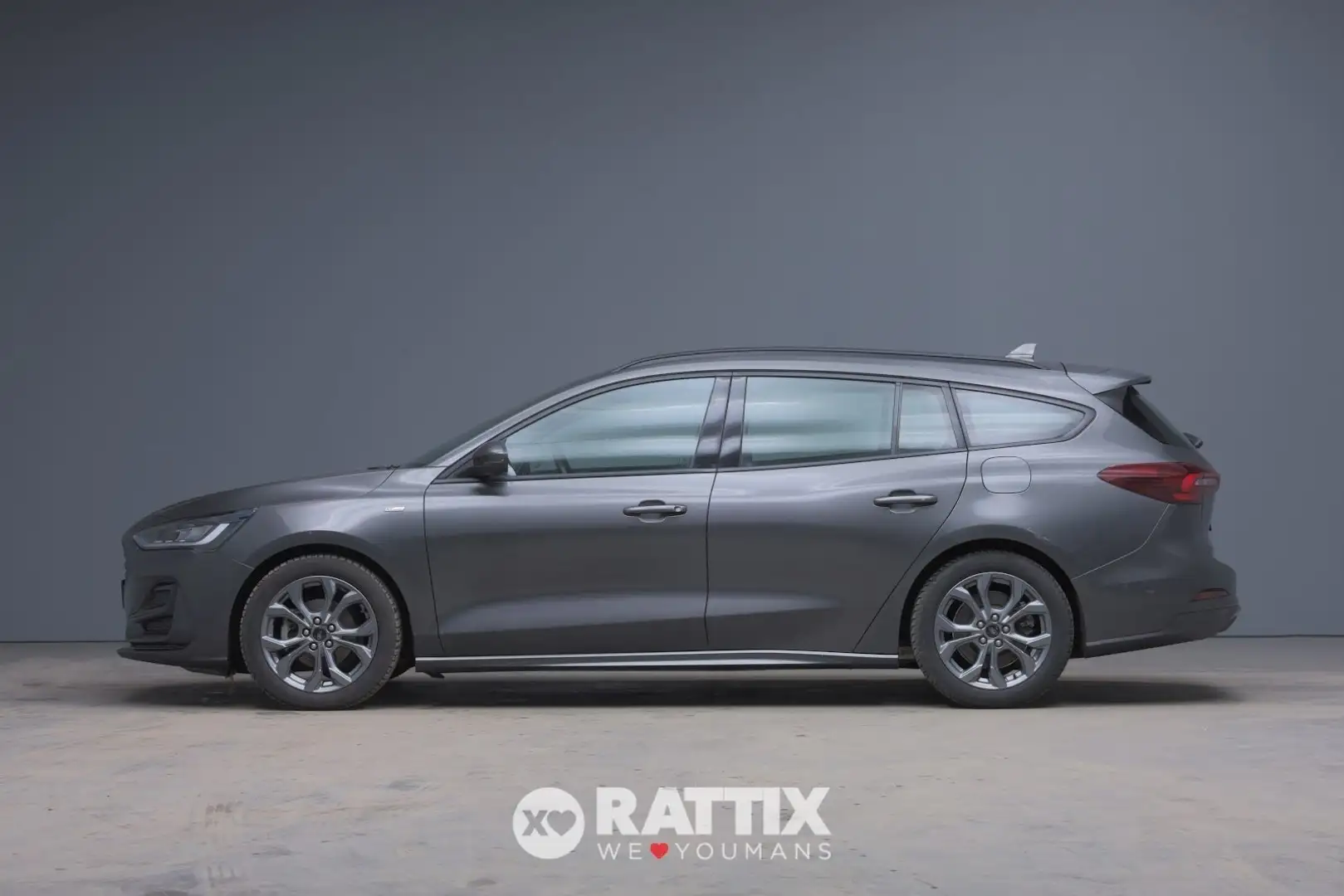 Ford Focus SW 1.0 Ecoboost Hybrid 125CV ST-Line Design Gris - 2