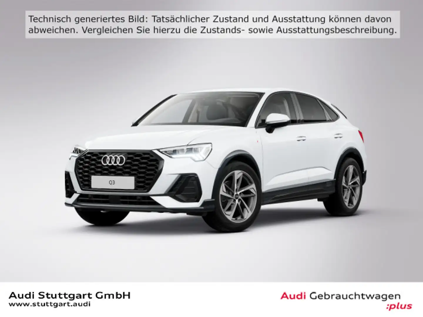 Audi Q3 S-line 35 TFSI S-Tronic Weiß - 1