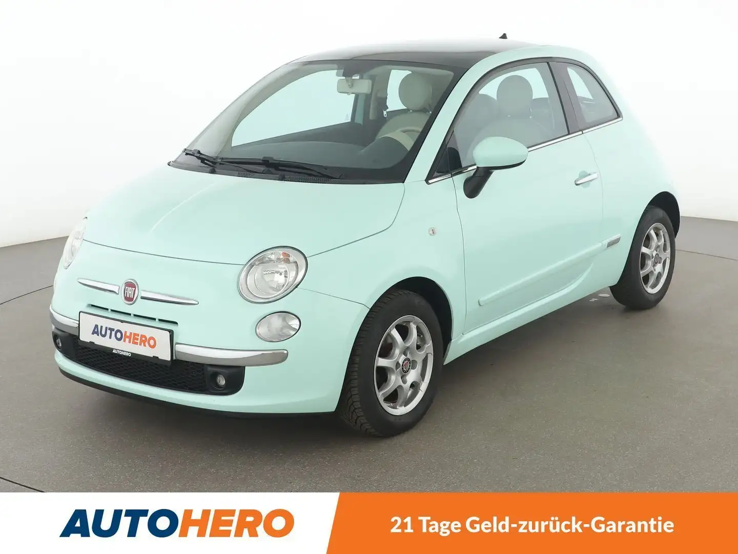Fiat 500 1.2 Lounge*PDC*PANO*KLIMA*GARANTIE* Grün - 1