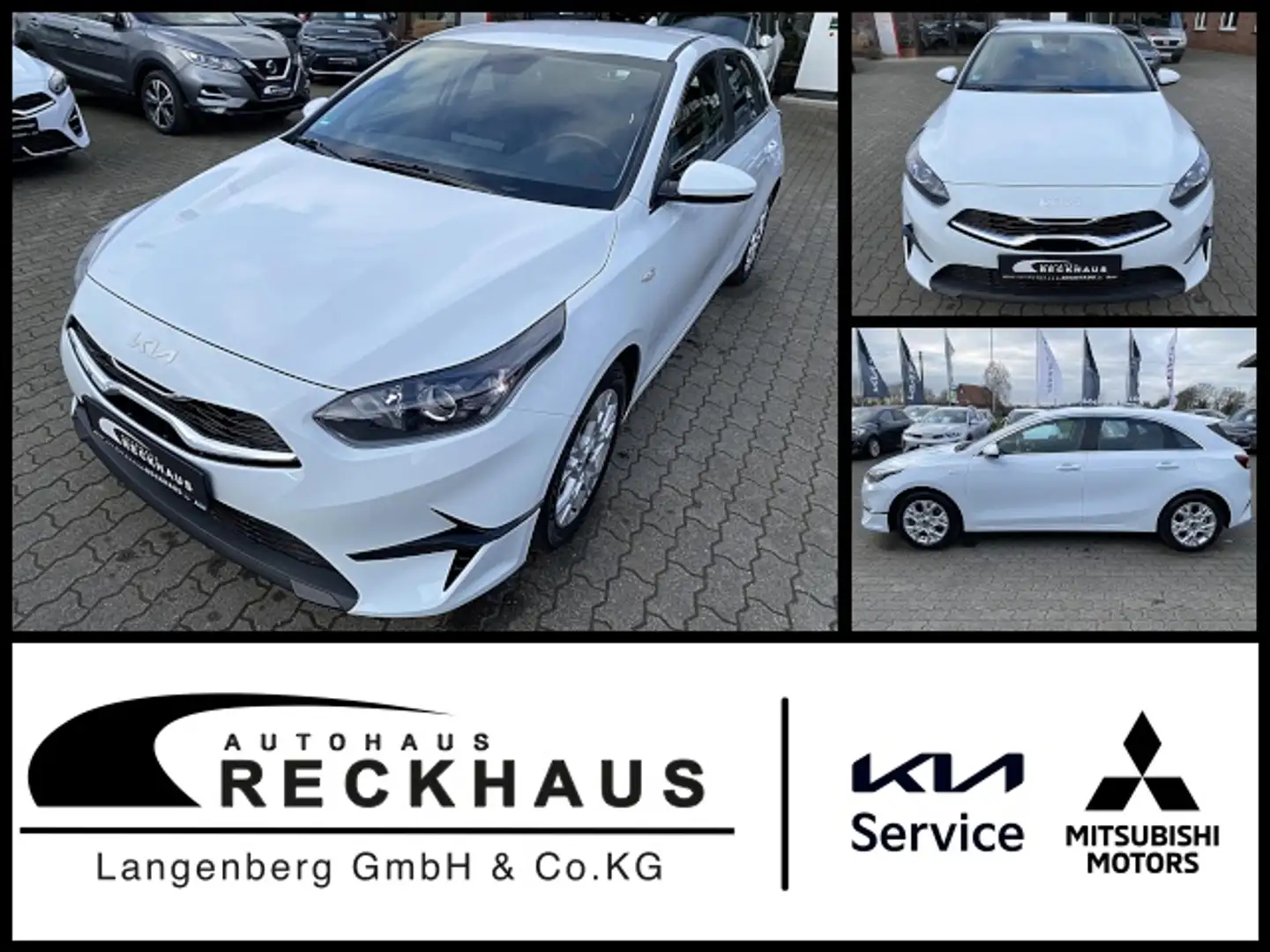 Kia Ceed / cee'd 1.5T DCT7 VISION KOMF NAVI ALLWETTER AHK Klima Weiß - 1