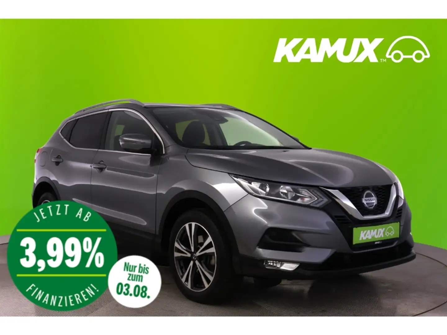 Nissan Qashqai 1.3DIG-T N-Way+NAVI+KAMERA+PANO+TEMPO Grau - 1