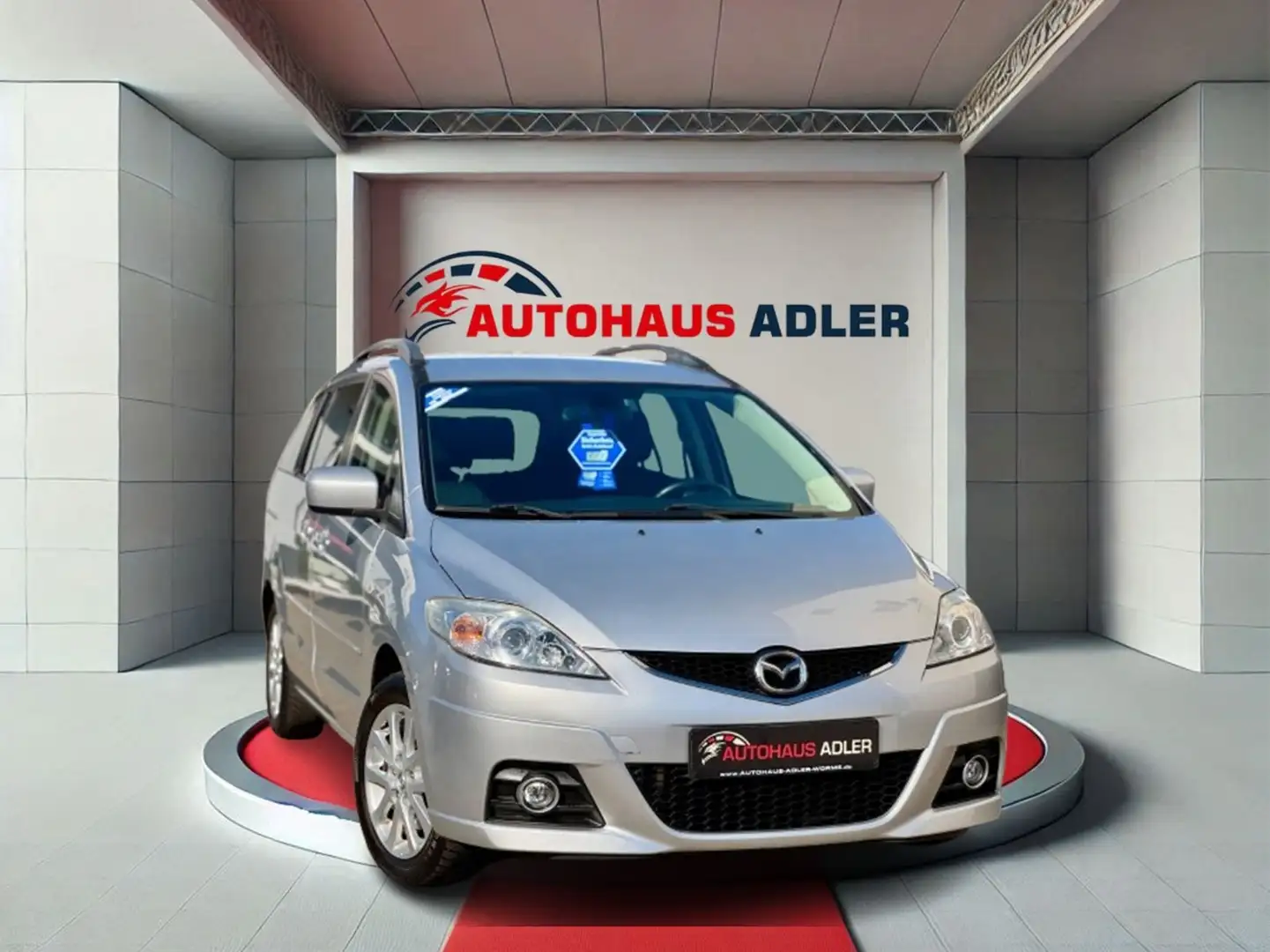 Mazda 5 2.0 Exclus*2HD*7SITZ*PDC*2SH*2XSCHIEBET*6-GANG Silber - 1