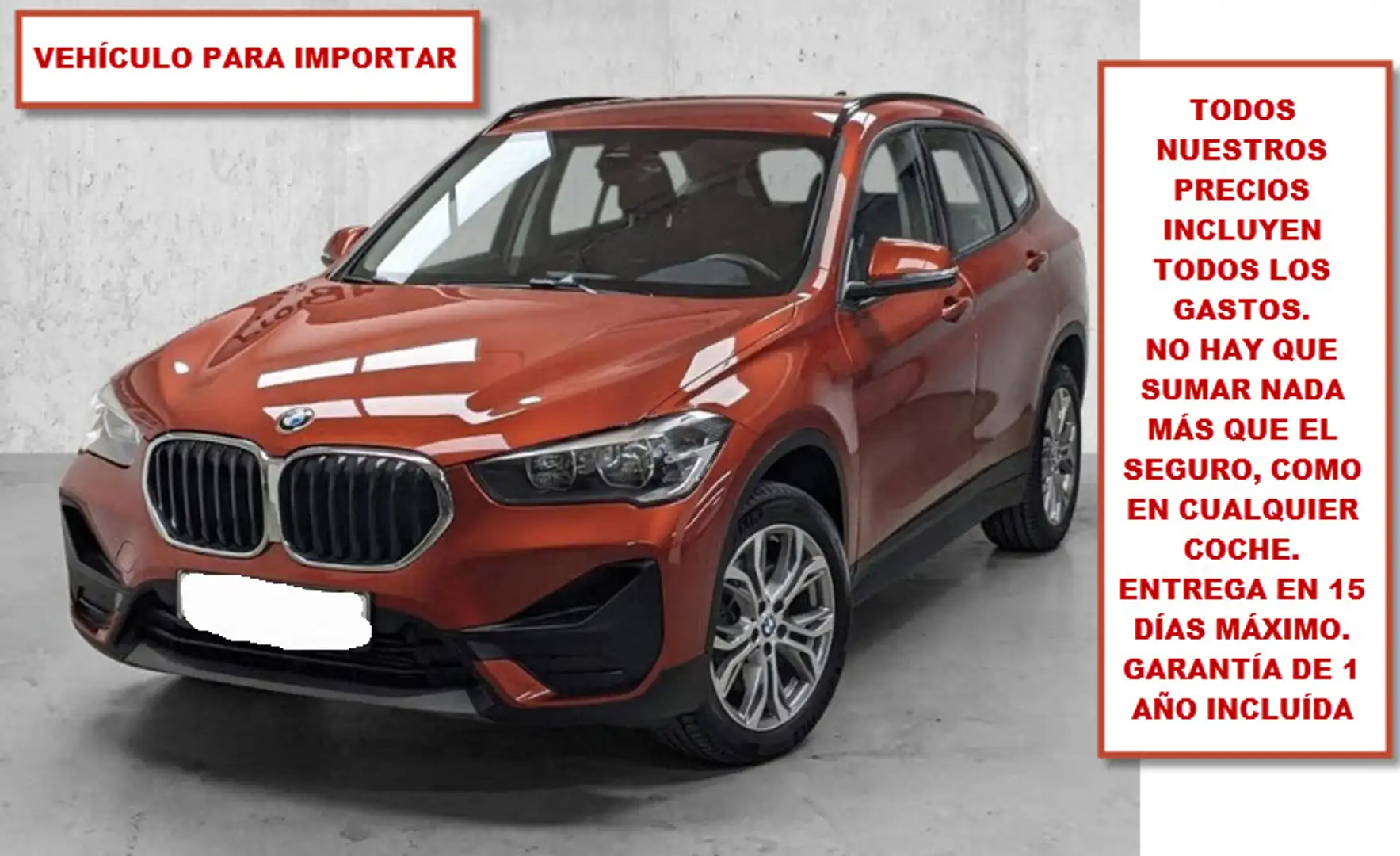 BMW X1 sDrive 20dA (4.75) Naranja - 1