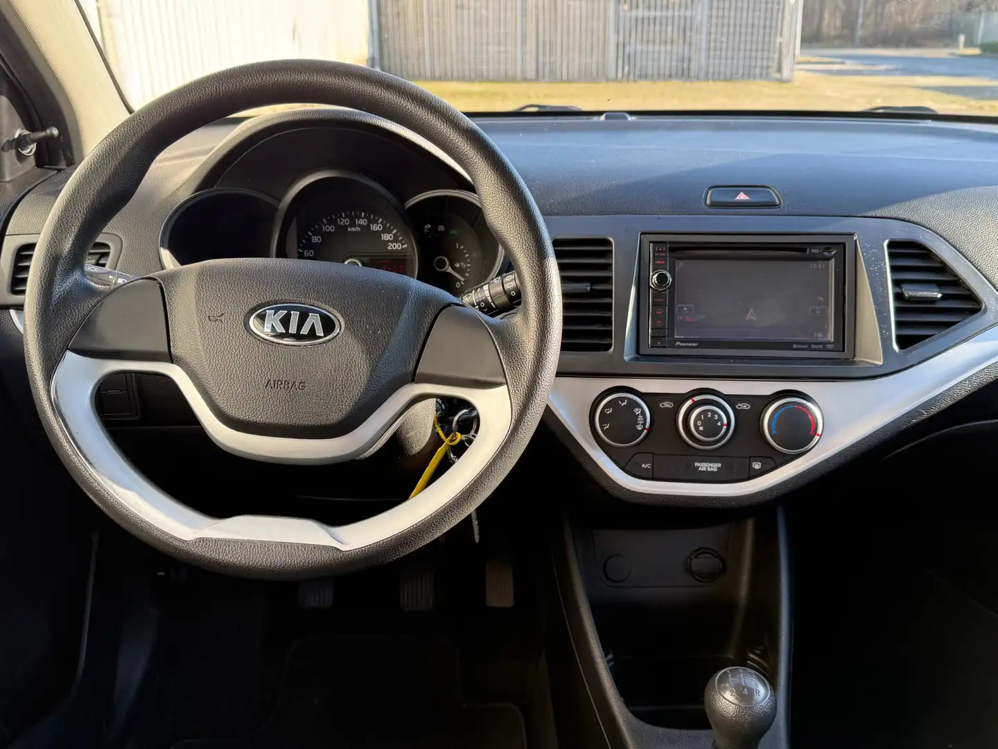 Kia Picanto 1.0 CVVT Airco,Navigatie,5Deurs,N.A.P!Apk tot 06-0 Šedá - 2