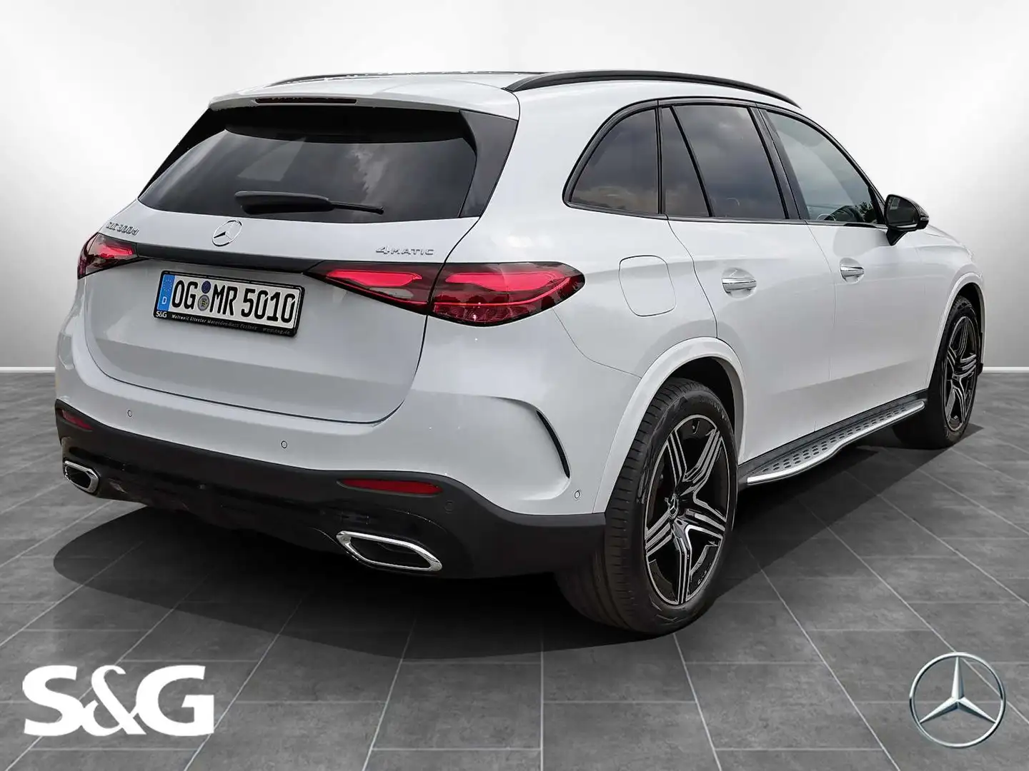 Mercedes-Benz GLC 300 d 4M AMG Distronic+360°+DI-LED+Pano+AHK Weiß - 2