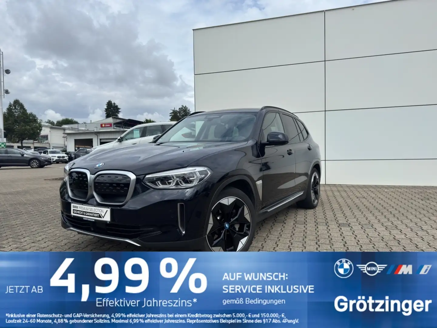 BMW iX3 sDrive75 Impressive HUD+LED+HK-Sound+Parkass Schwarz - 1