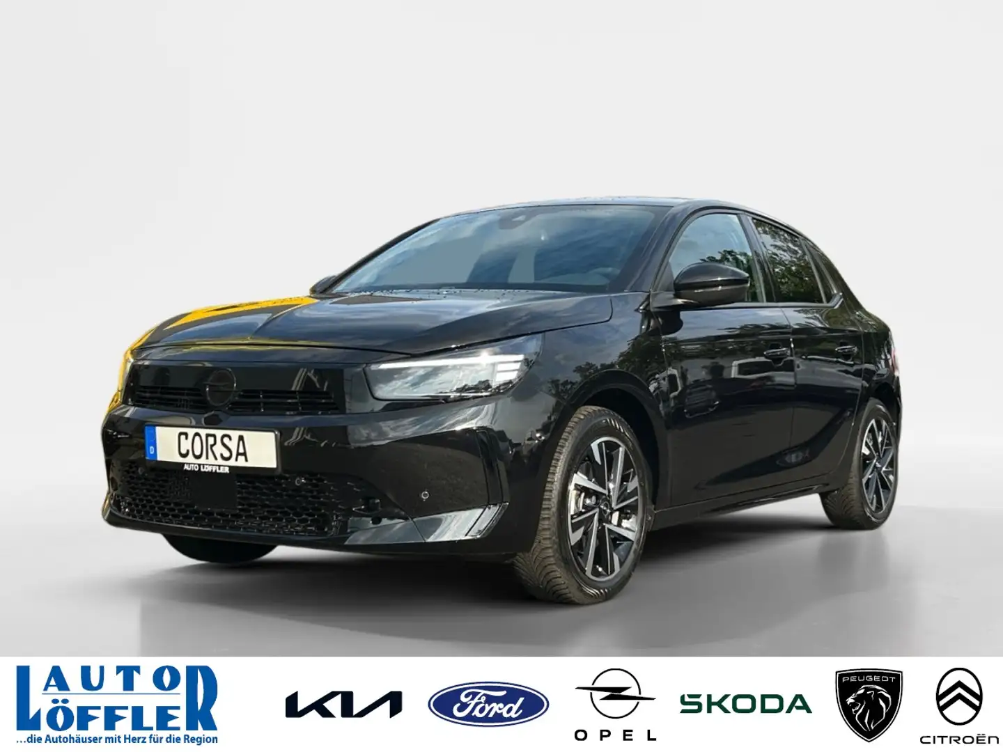 Opel Corsa GS 1.2 Hybrid Automatik SHZ LHZ DAB Klima Navi Negro - 1