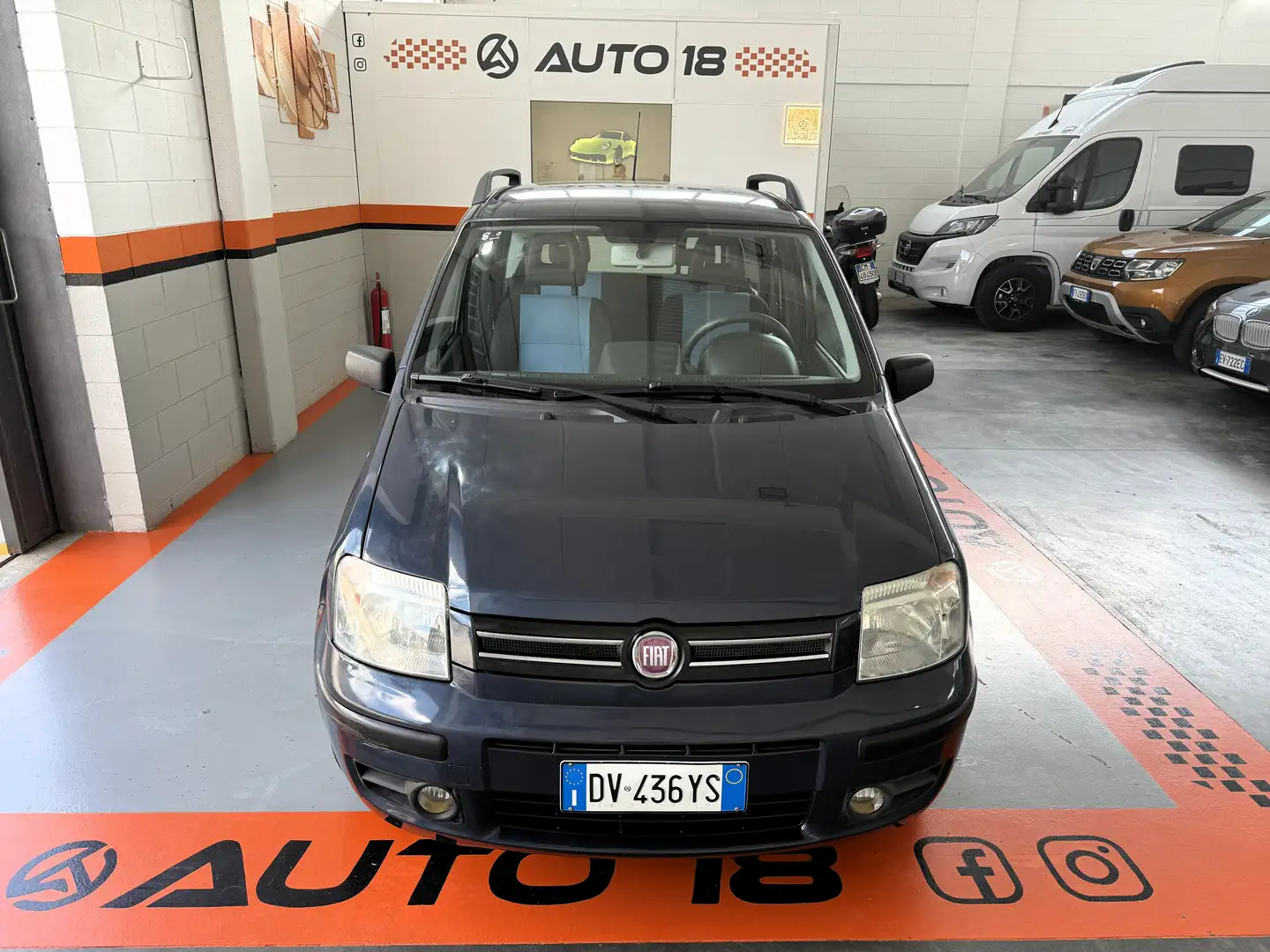 Fiat Panda 1.2 Dynamic+Aria Condiziona+Leggermente grandinata Blu/Azzurro - 2