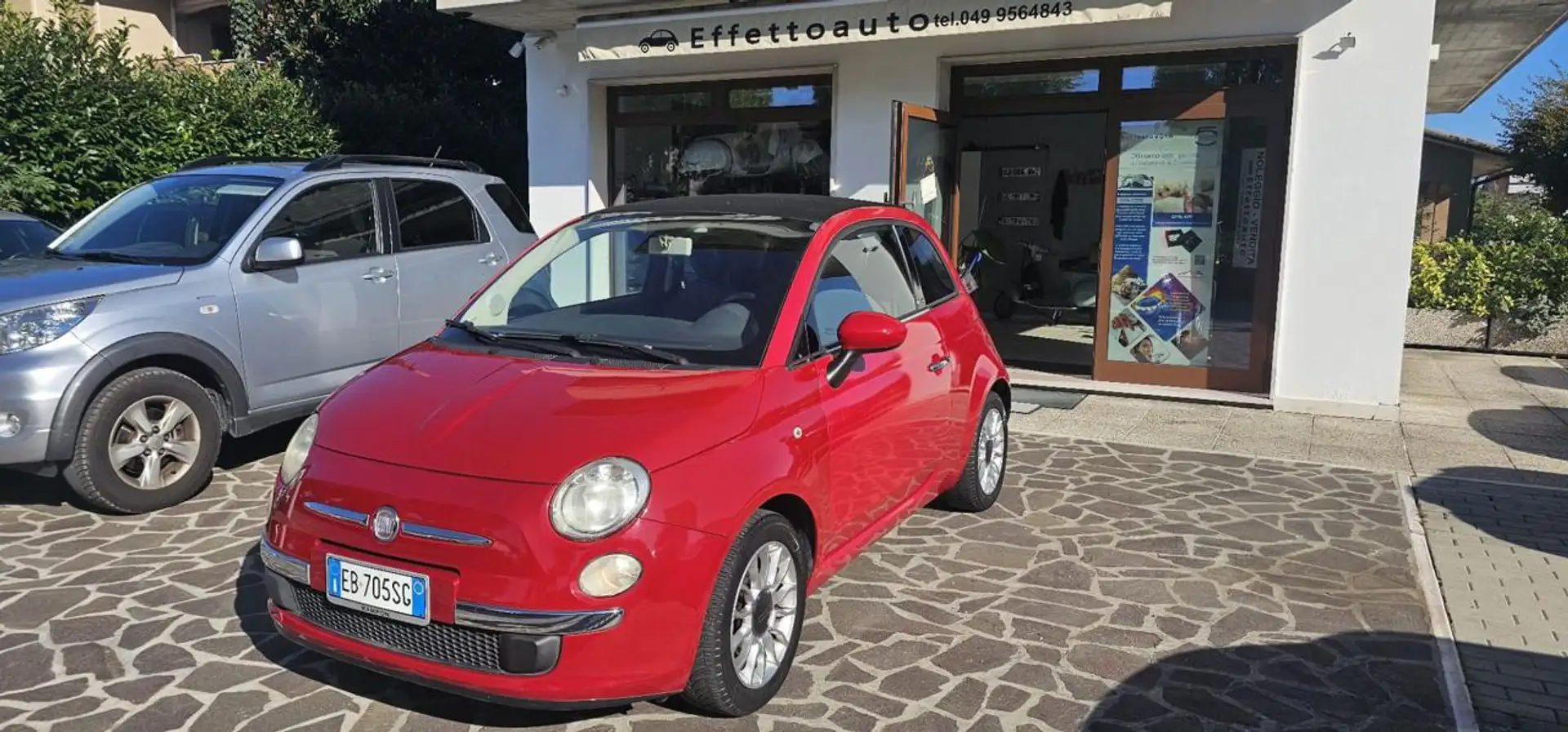 Fiat 500C C 1.2 Lounge Rot - 1