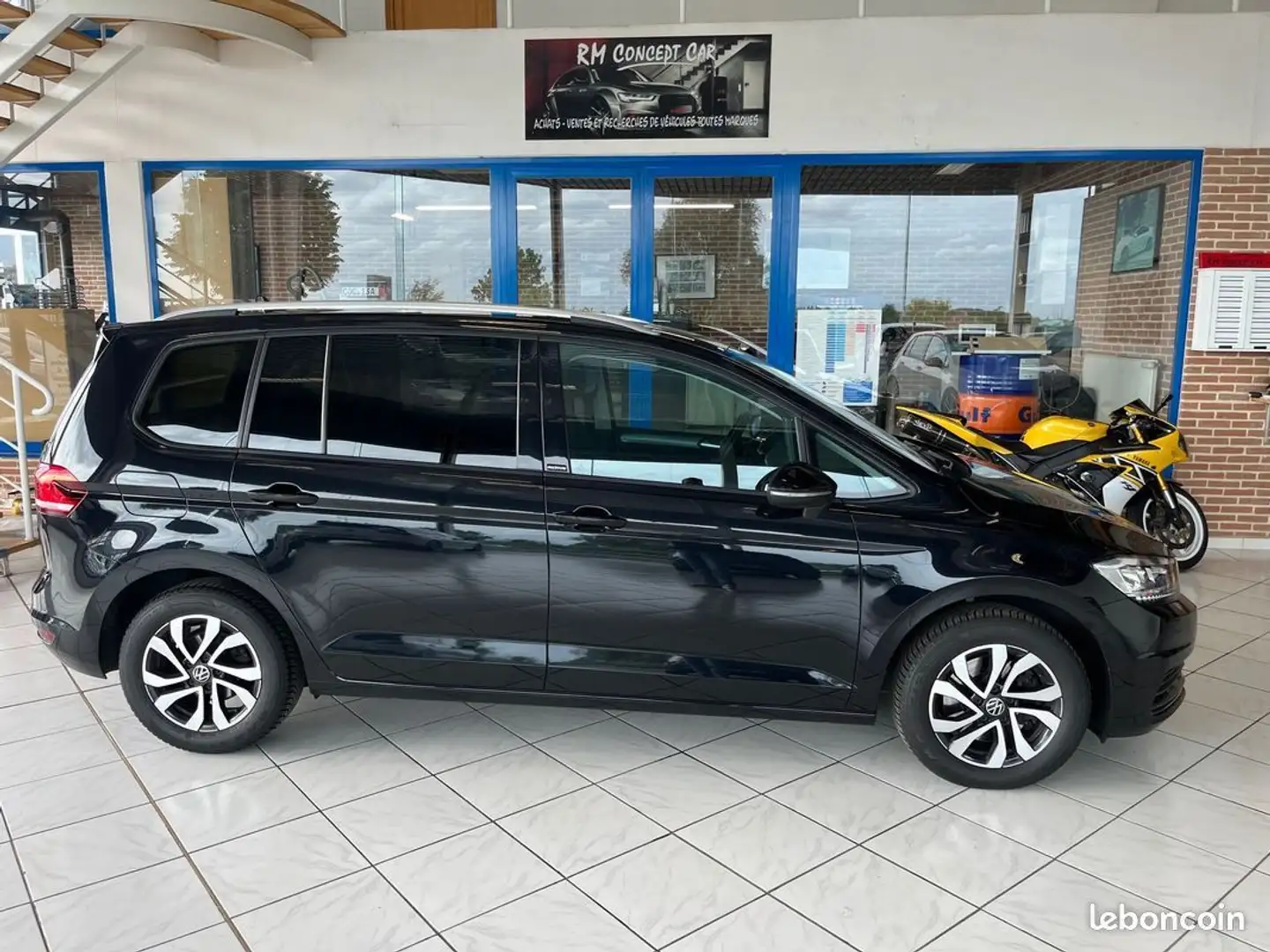 Volkswagen Touran 2.0 TDI 150CH DSG7 ACC-GPS-LED-VIRTUAL COCKPIT-7 P Schwarz - 2