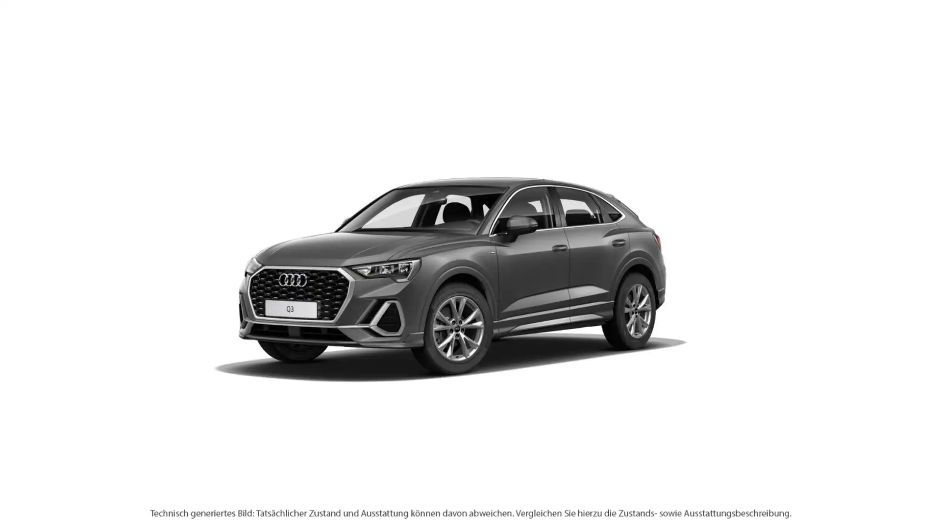 Audi Q3 35 TFSI Sportback S tronic S line Gris - 2