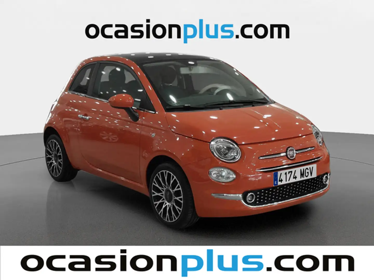Fiat 500 1.0 Hybrid Dolcevita 52kW Naranja - 2