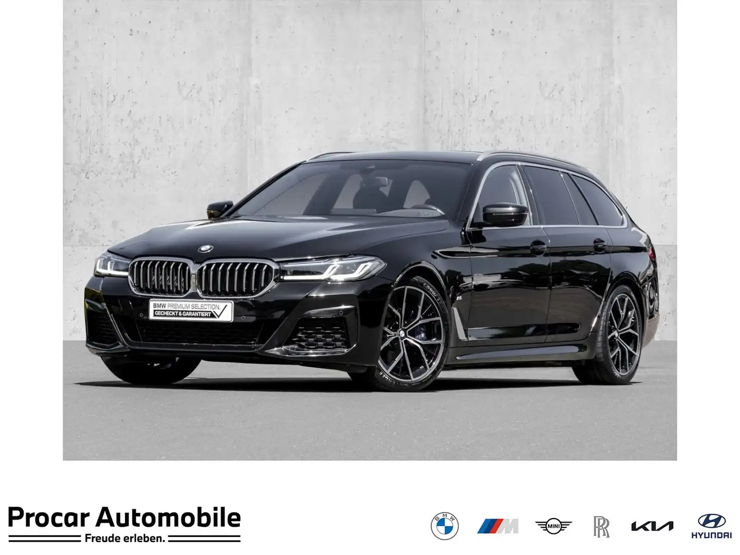 BMW 530 d M SPORT+H/K+AHK+LASER+HuD+DA+PA Schwarz - 1