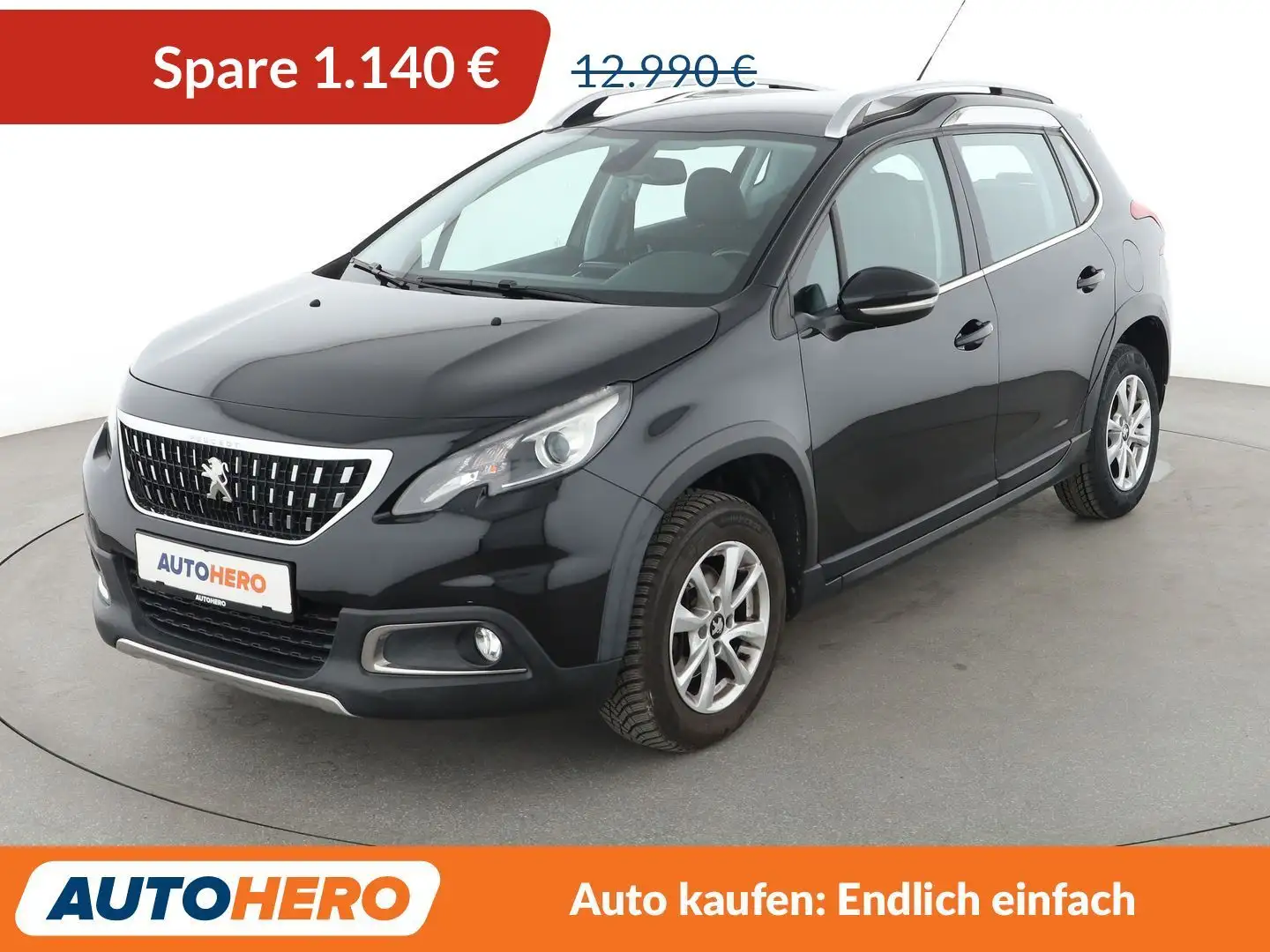 Peugeot 2008 1.6 Blue-HDi Allure*NAVI*TEMPO*PDC* Schwarz - 1
