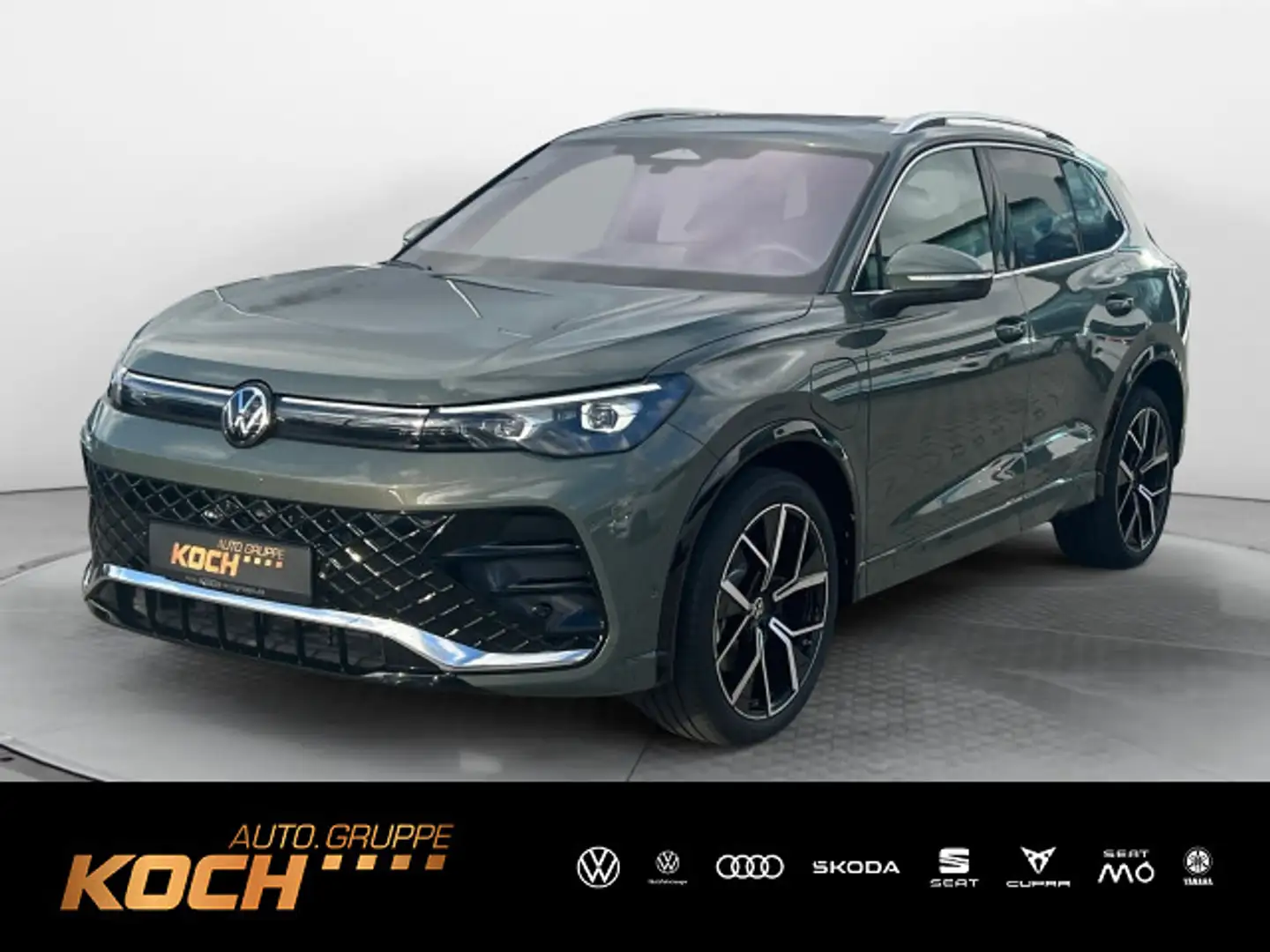 Volkswagen Tiguan eHybrid R-Line DSG Leder Navi LED Pano AH Grün - 1