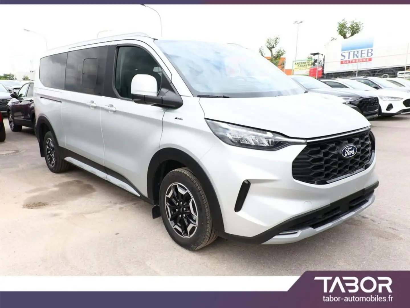 Ford Tourneo Custom TDCi 170 Aut Active 320L2 Argent - 2