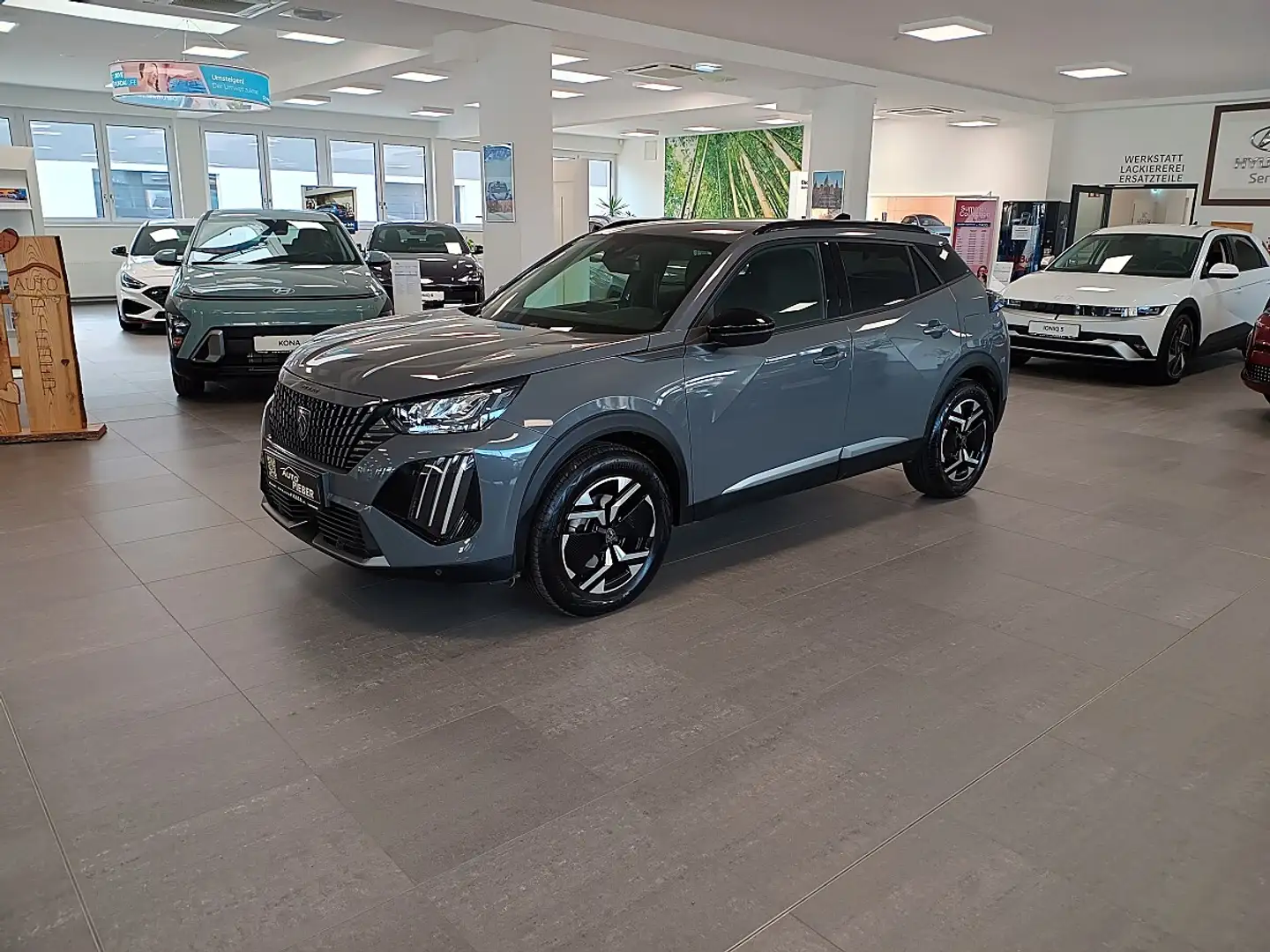 Peugeot 2008 BlueHDi 130 S&S Allure EAT8 *AHK*LED*SHZ*Tempomat* Grau - 2