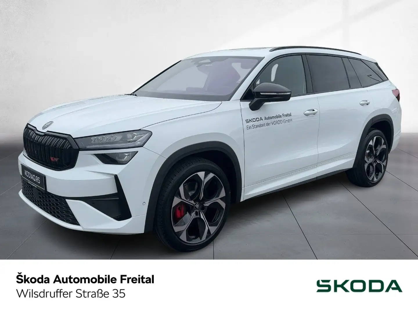 Skoda Kodiaq RS 2,0 TSI DSG 4x4 PANO AHZV STANDHEIZ. Weiß - 1