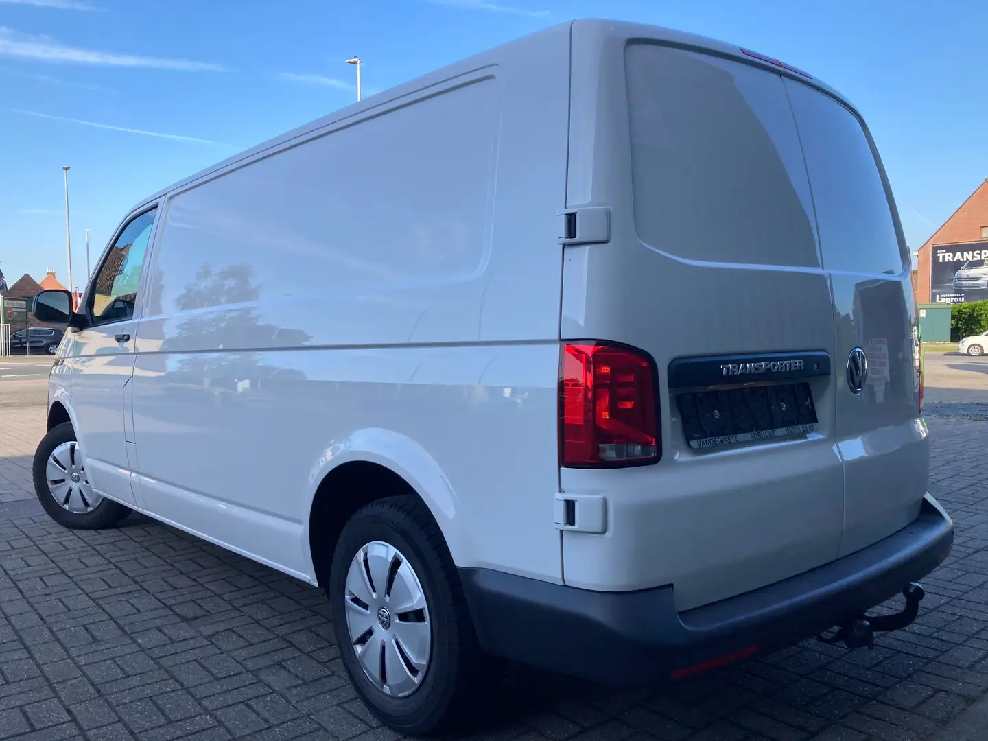 Volkswagen T6.1 Transporter -Lang -GPS -Airco -App -Cruise -Parksensor -Trekhk Wit - 2