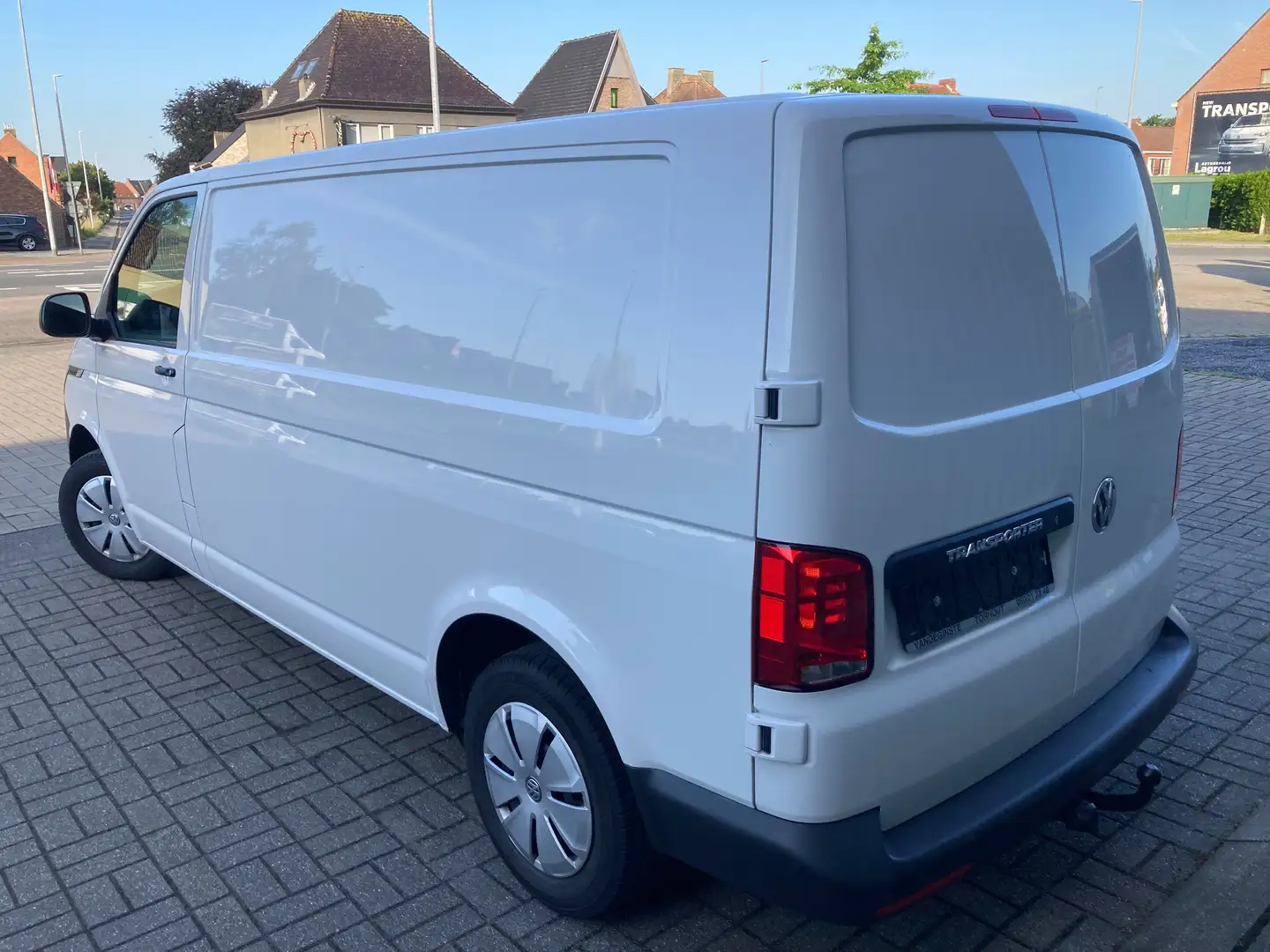 Volkswagen T6.1 Transporter -Lang -GPS -Airco -App -Cruise -Parksensor -Trekhk Wit - 1