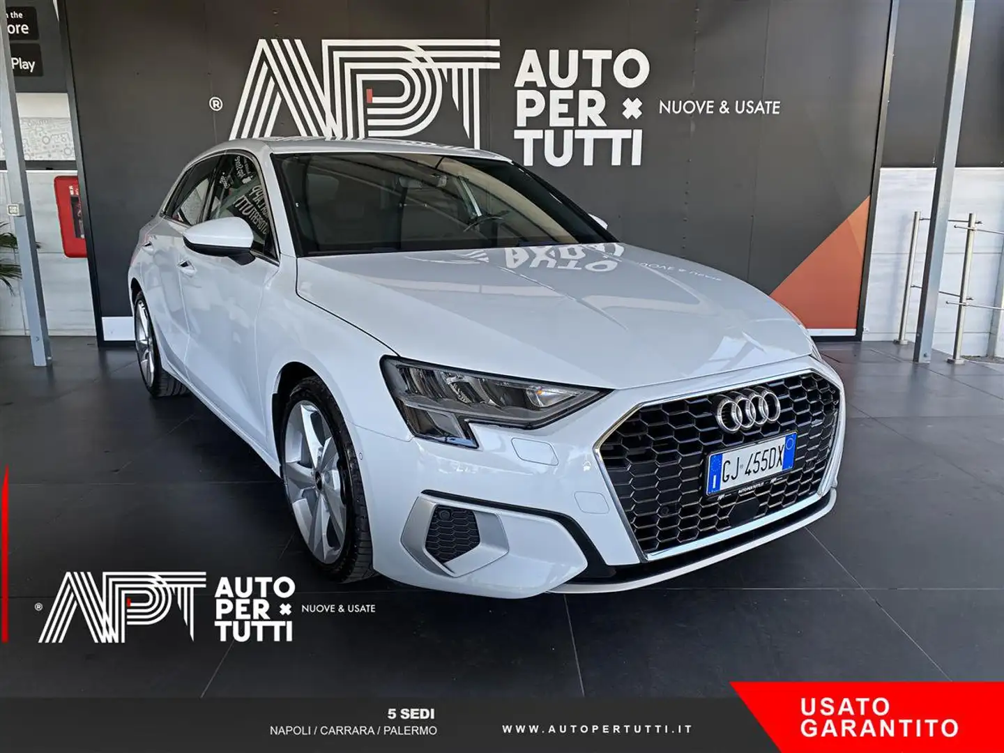 Audi A3 A3 Sportback 35 2.0 tdi Business Advanced Bianco - 2