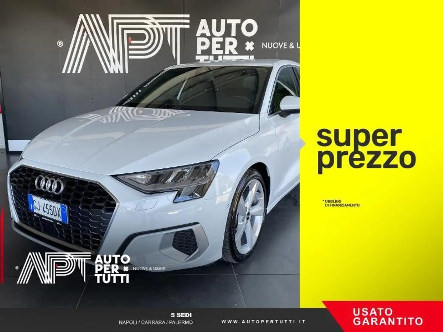 Audi A3 A3 Sportback 35 2.0 tdi Business Advanced Bianco - 1