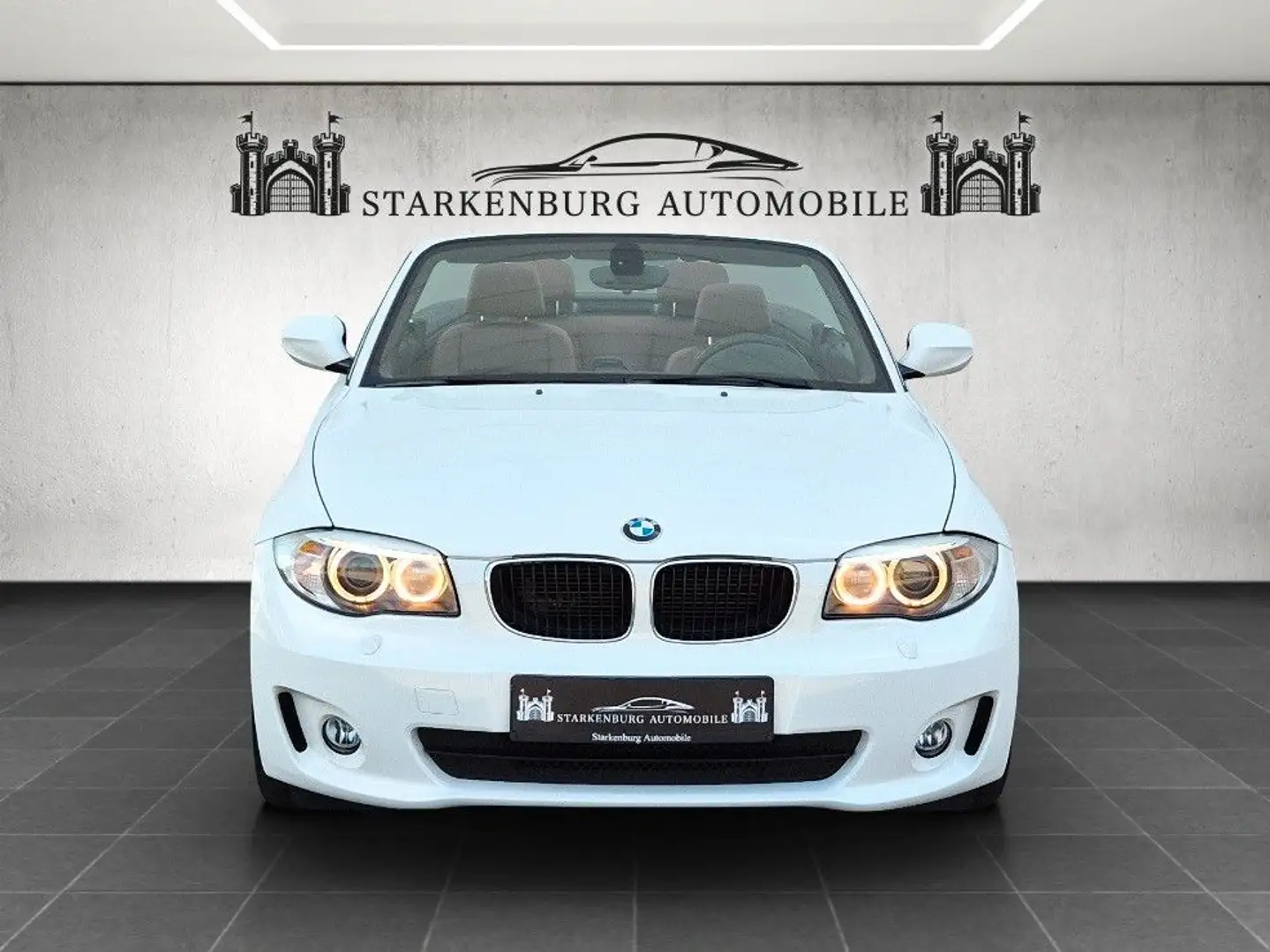 BMW 120 i Cabrio/Automatik/Advantage/Xenon/Leder/Pdc Blanc - 2