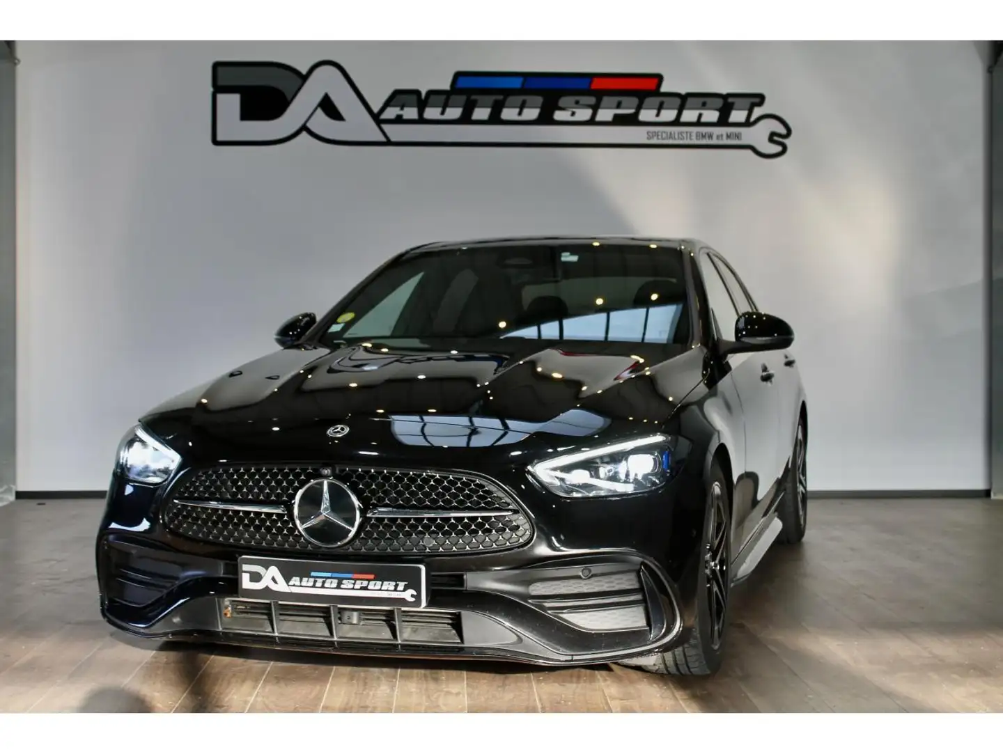 Mercedes-Benz C 220 C 220 d - BVA 9G-Tronic  BERLINE - BM206 AMG Line  Noir - 1