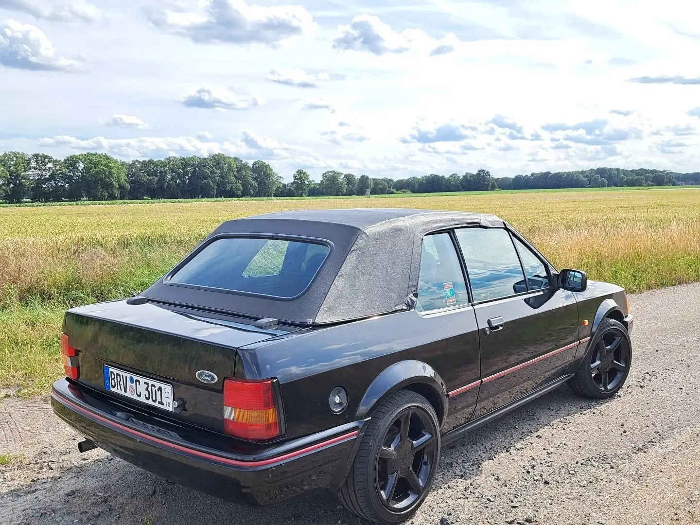 Ford Escort Escort XR3i Cabrio EZ 07/90 Tüv 04/26 164tkm Schwarz - 2