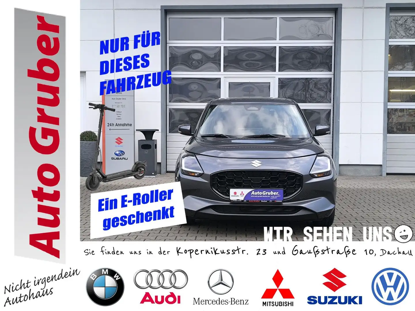 Suzuki Swift 1.2 Dualjet Hybrid Comfort+ Klima*Nav*Kam Grau - 1