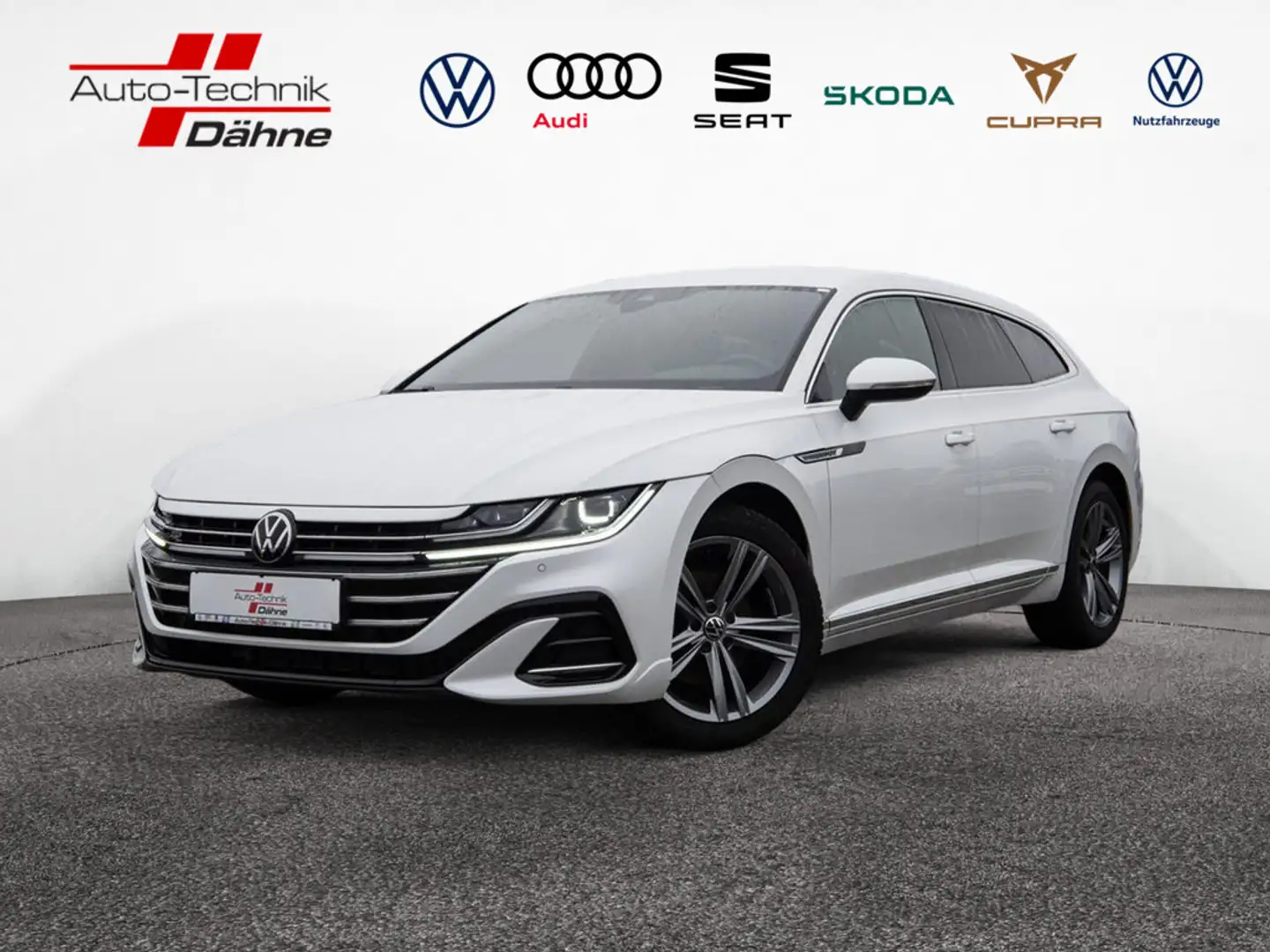 Volkswagen Arteon Shooting Brake 2.0 TDI R-Line AHK ACC Blanc - 1