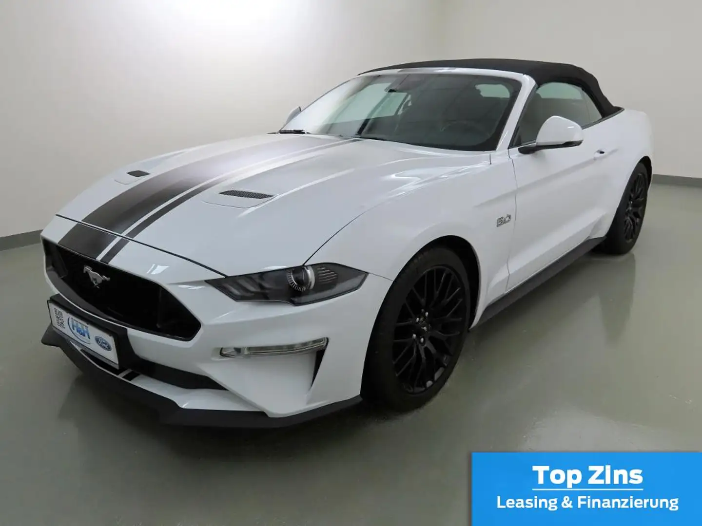 Ford Mustang 5.0 V8 Aut GT Convertible ACC+SitzKlima Weiß - 2
