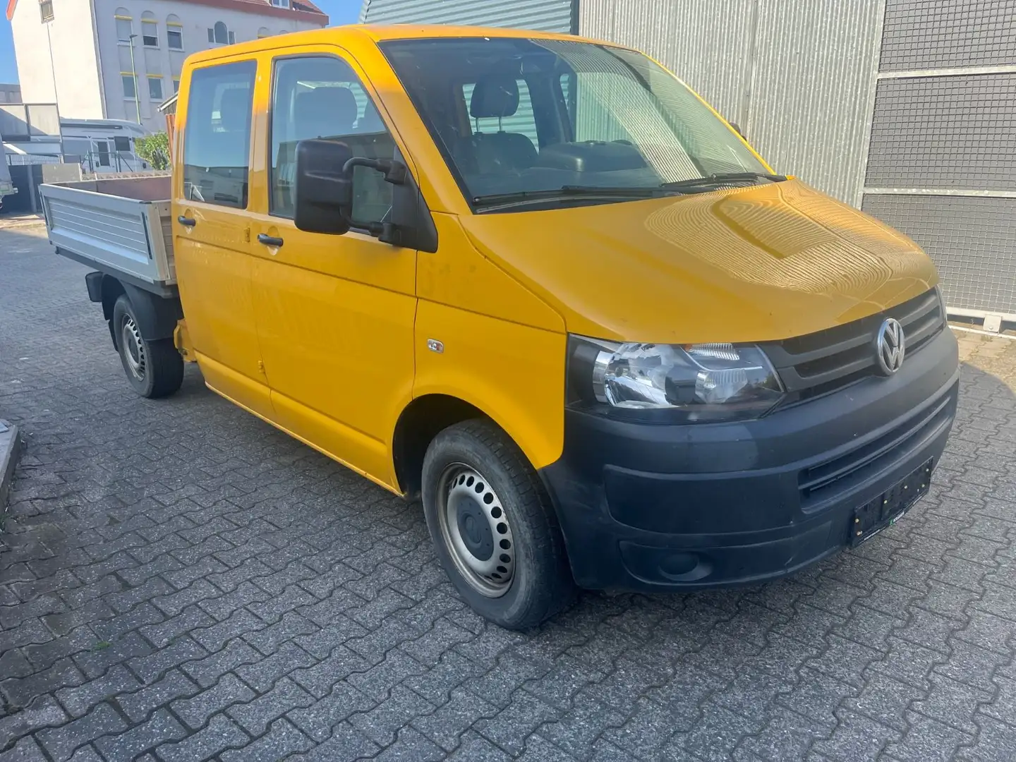 Volkswagen T5 Transporter Pritsche Pritsche DoKa Euro5 Amarillo - 2