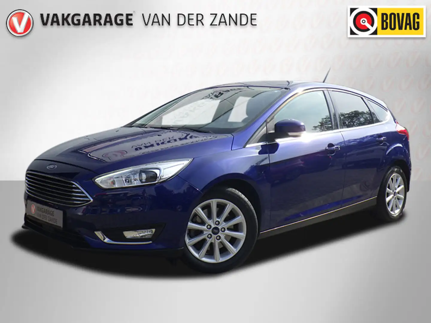 Ford Focus 1.5 AUT 180PK Titanium Edition, Camera, Zeer Compl Blauw - 1