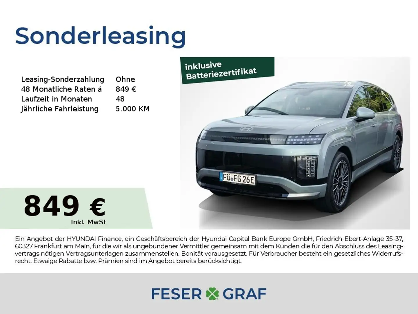 Hyundai IONIQ 9 UNIQ LEDER HuD 360° MATRIX PANO CARPLAY - 1