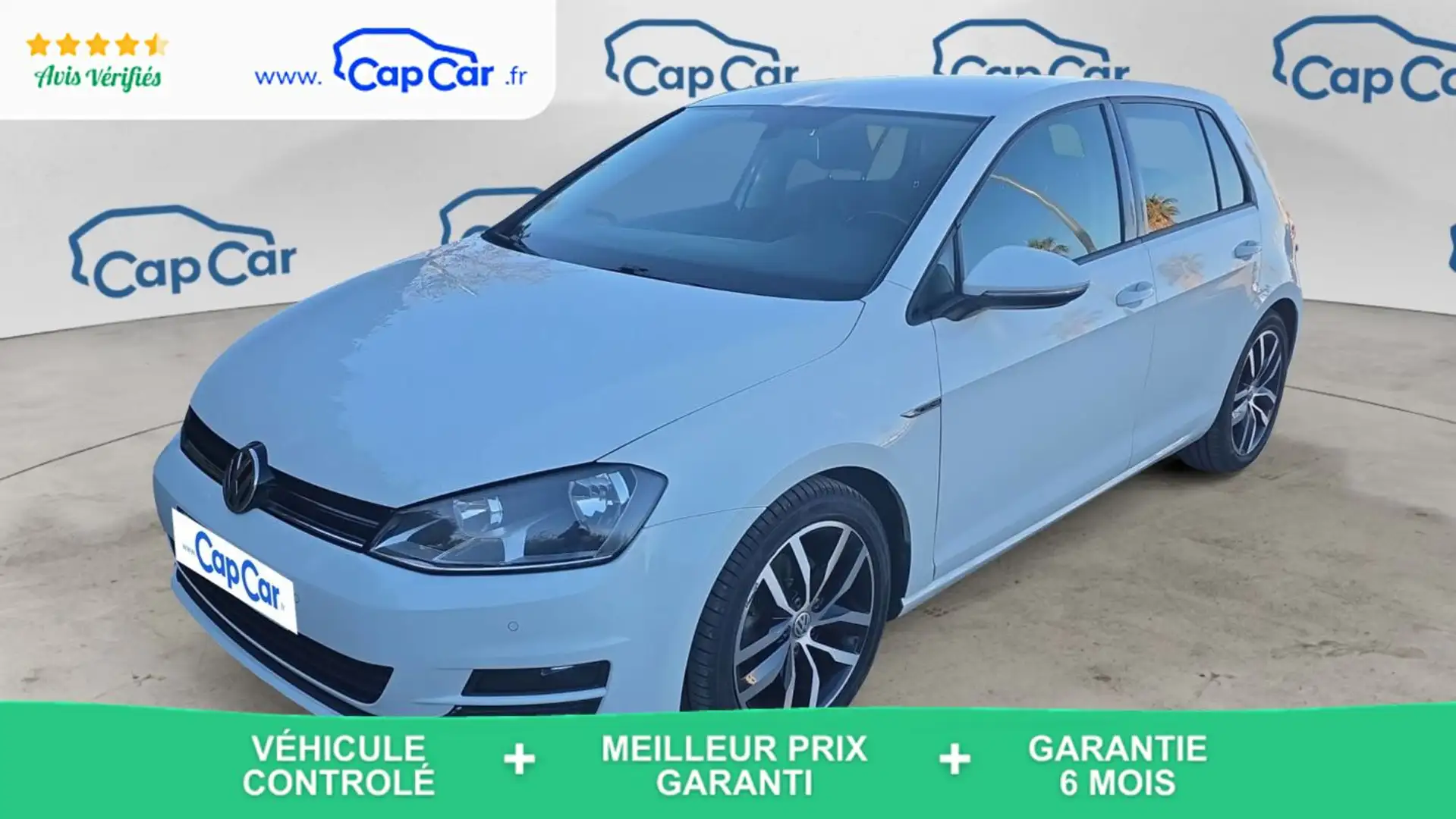 Volkswagen Golf VII 1.4 TSI 125 Confortline Blanc - 1