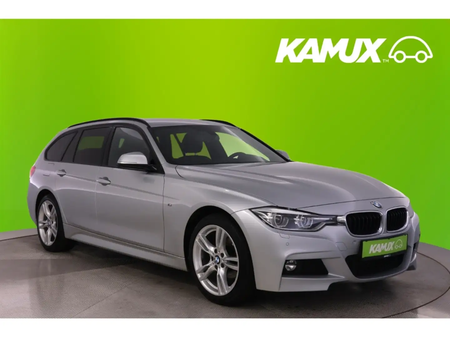 BMW 320 d xD Touring Steptronic M Sport+LED+NAVI+PDC Plateado - 1