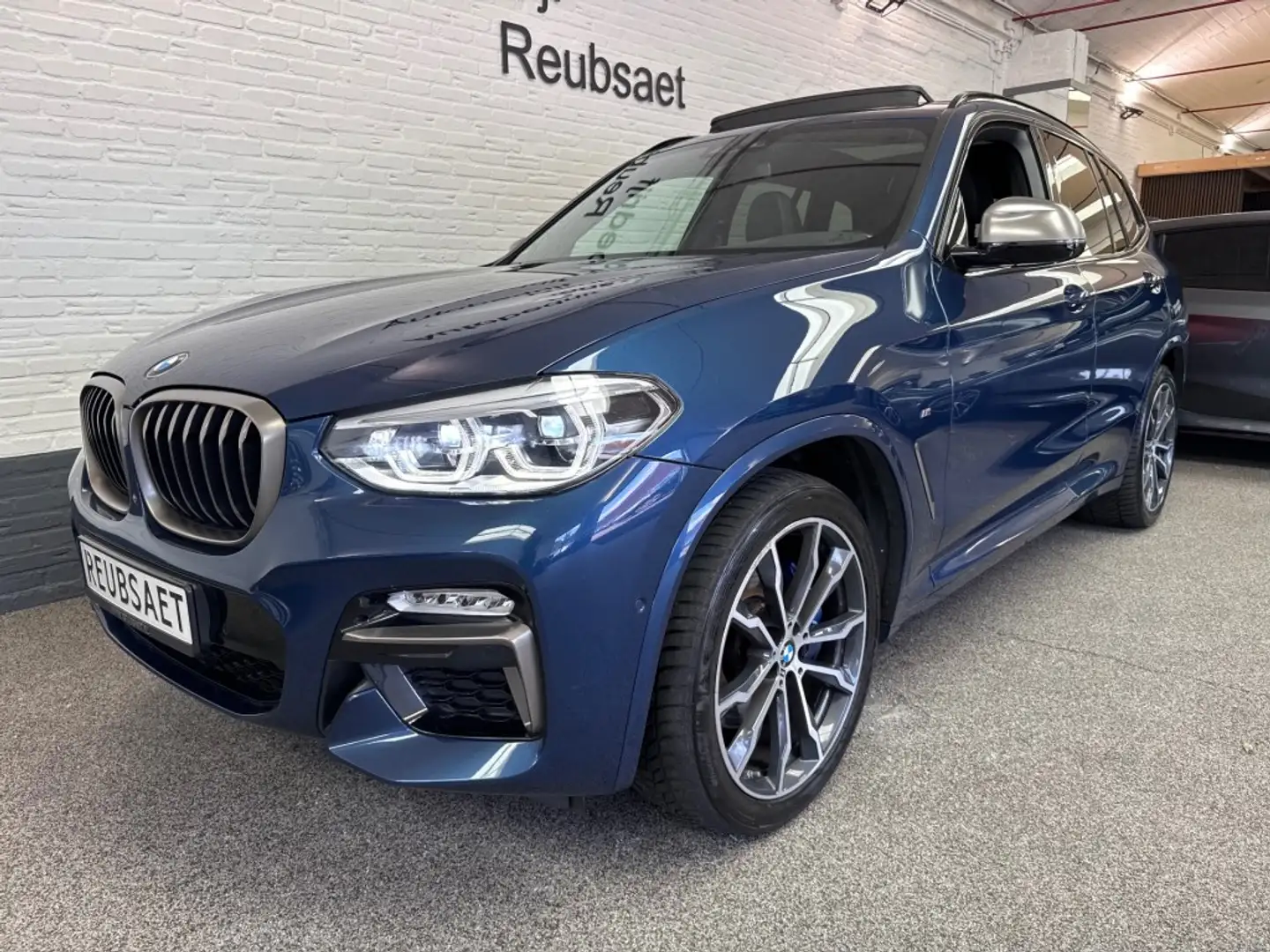 BMW X3 M40I X-Drive High Executive Panodak 360 Camera Hea Blauw - 2