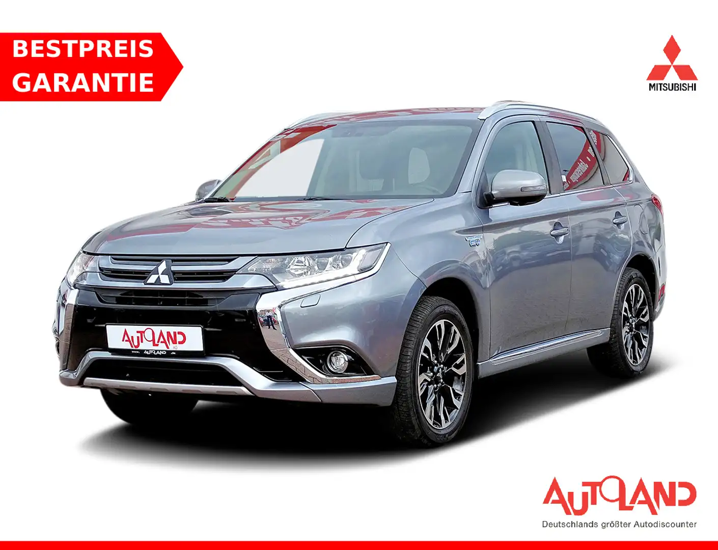 Mitsubishi Outlander 2.0 PHEV 4WD LED AHK 360° Sitzheizung Gris - 1