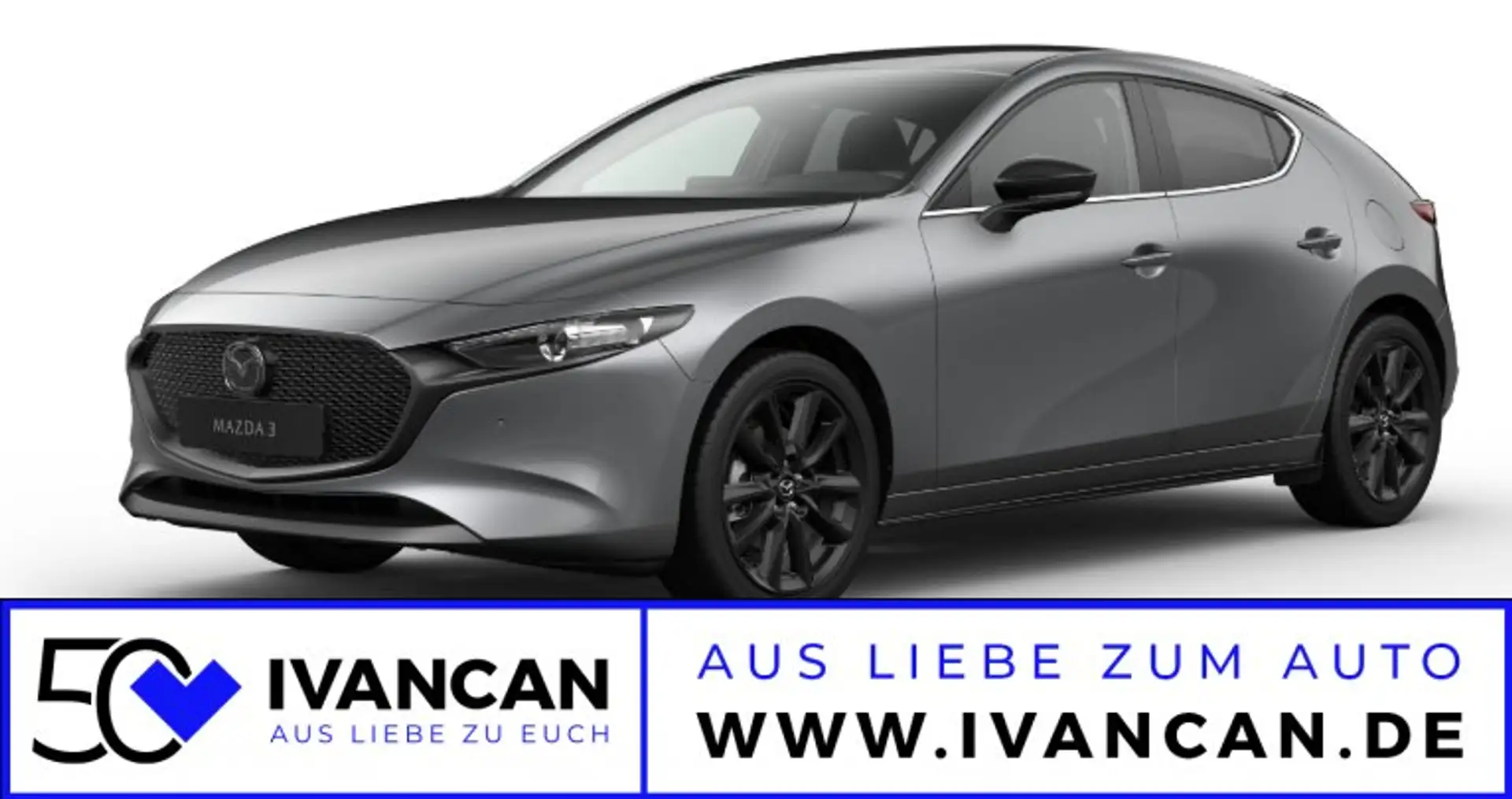 Mazda 3 5HB 2.5L e-SKYACTIV G 140ps 6MT FWD Homura Grau - 1